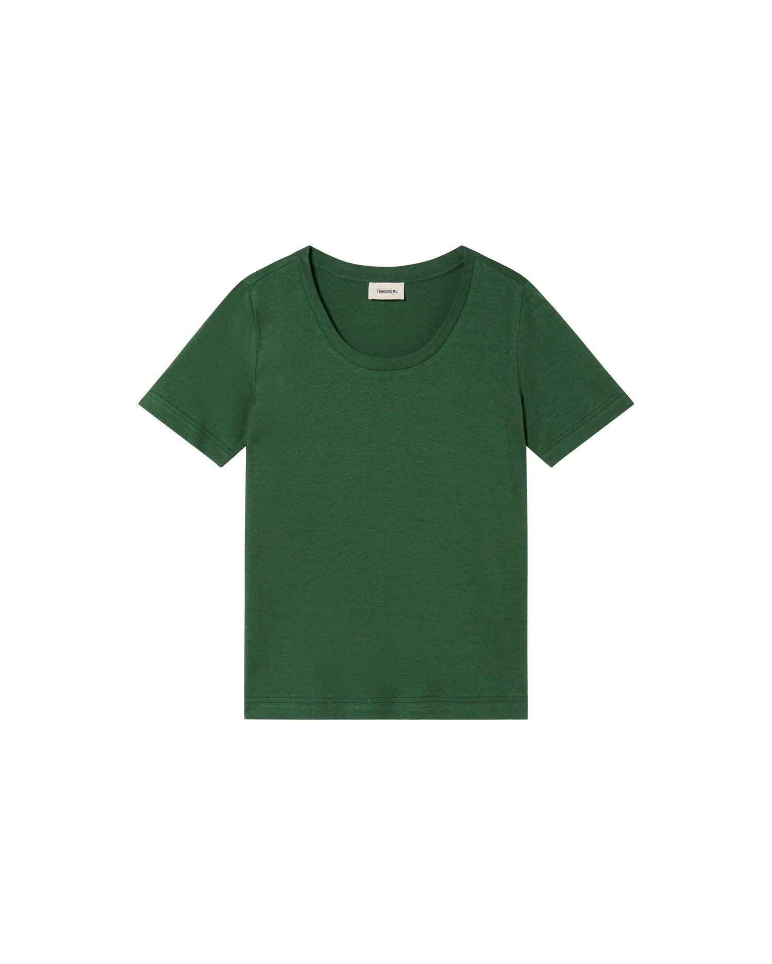 Camiseta verde hemp Cassia sold by Thinking Mu product image thumbnail 5