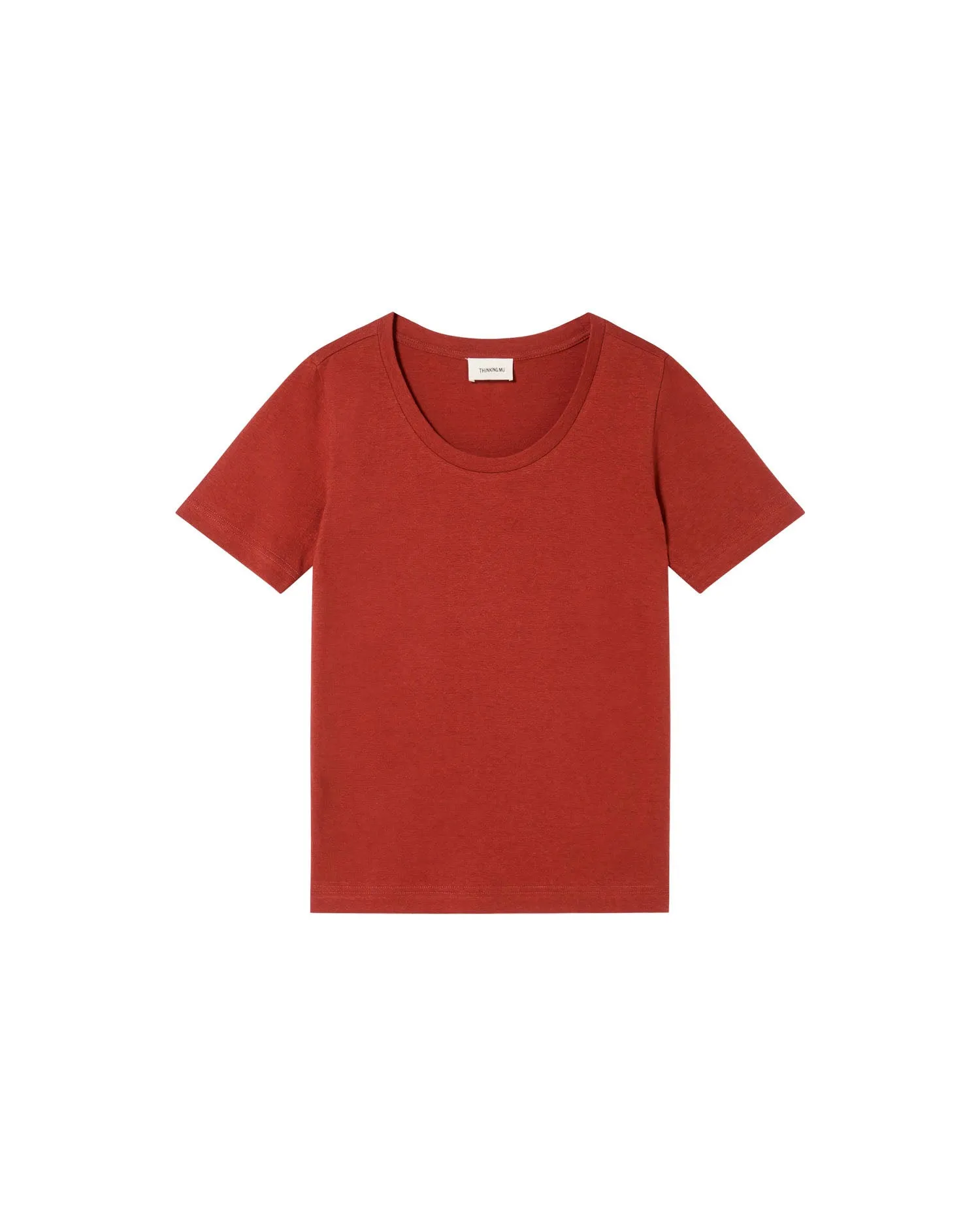 Camiseta roja hemp Cassia sold by Thinking Mu product image thumbnail 5