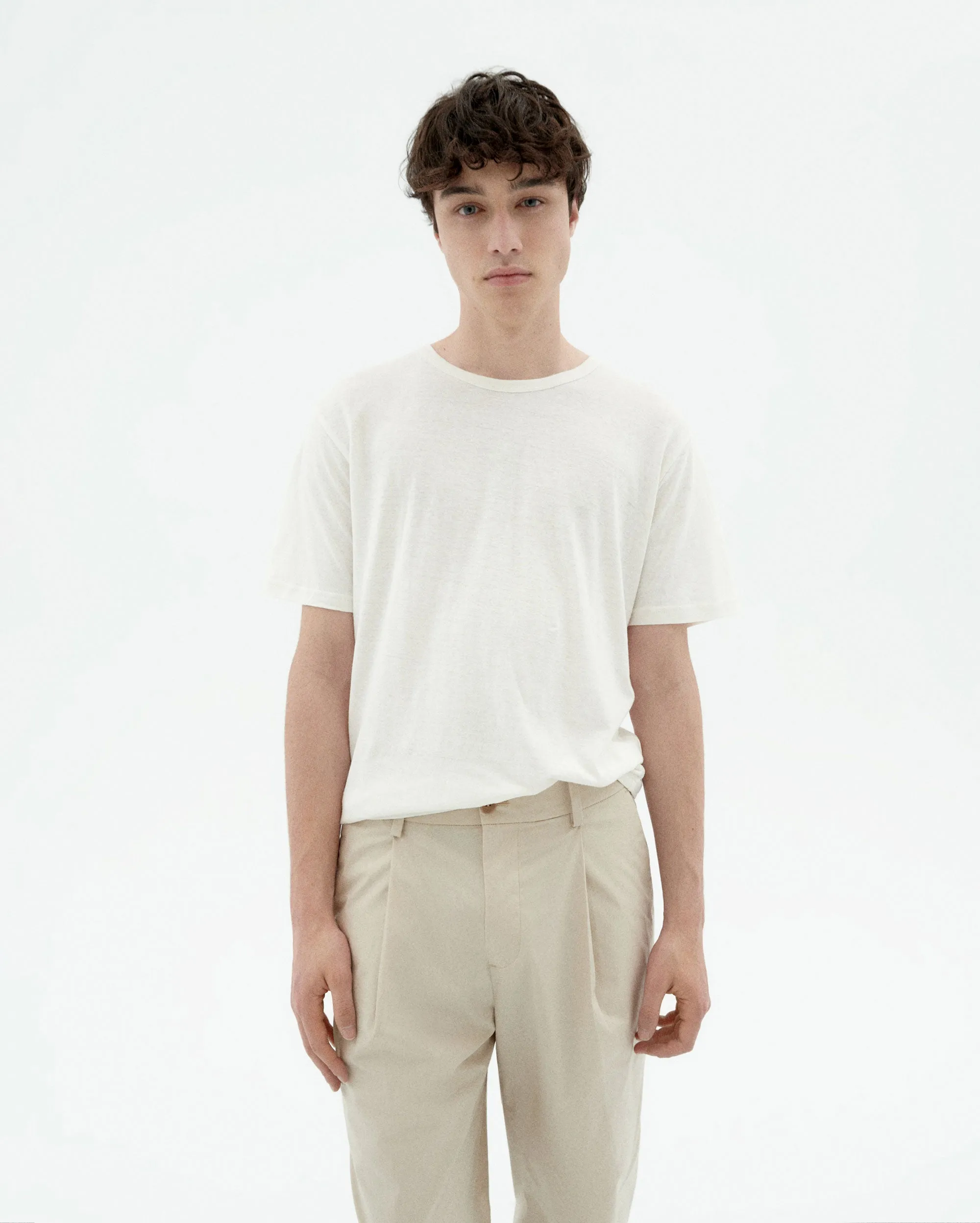 Camiseta cruda hemp sold by Thinking Mu