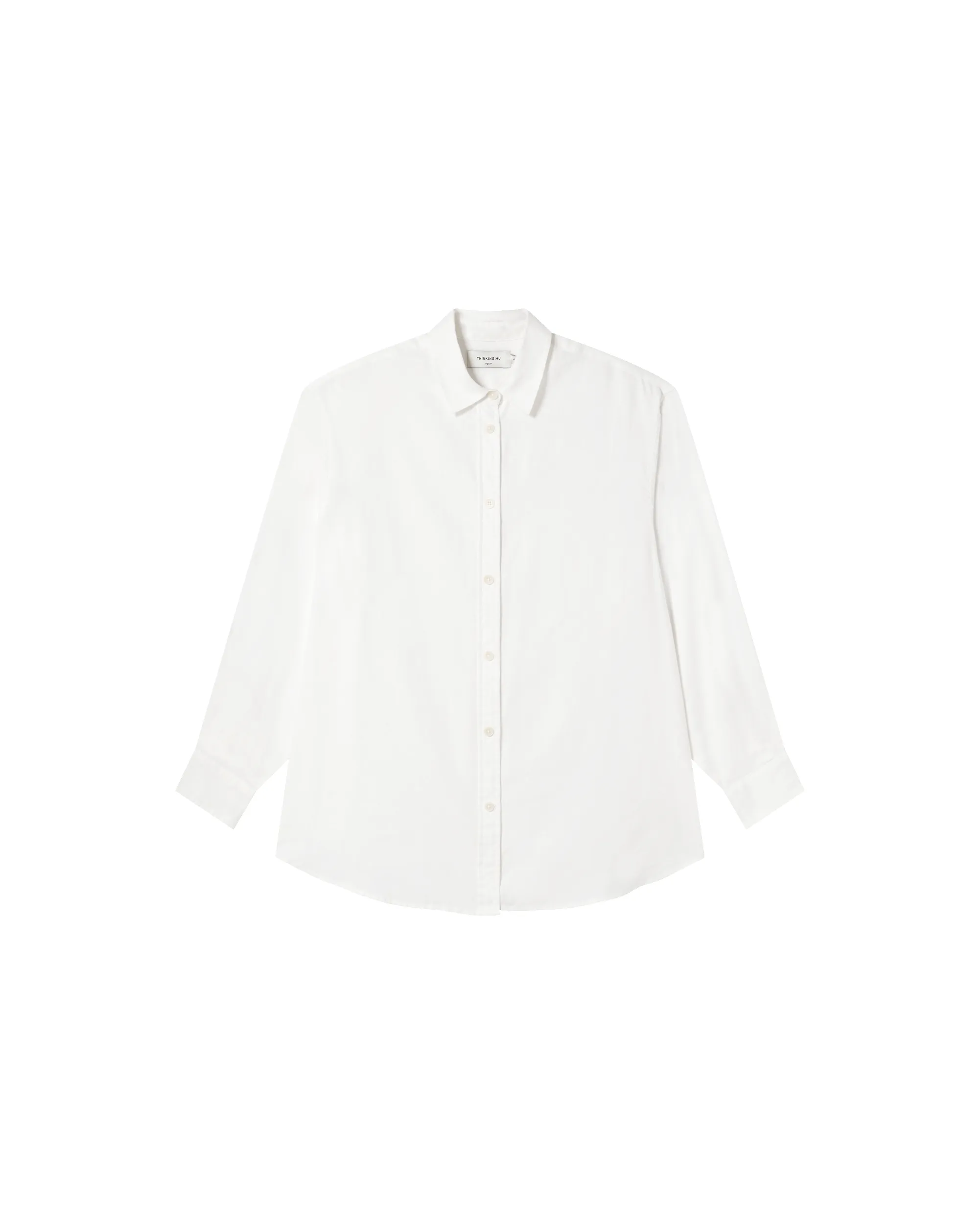 Blusa oversize blanca hemp Gia sold by Thinking Mu