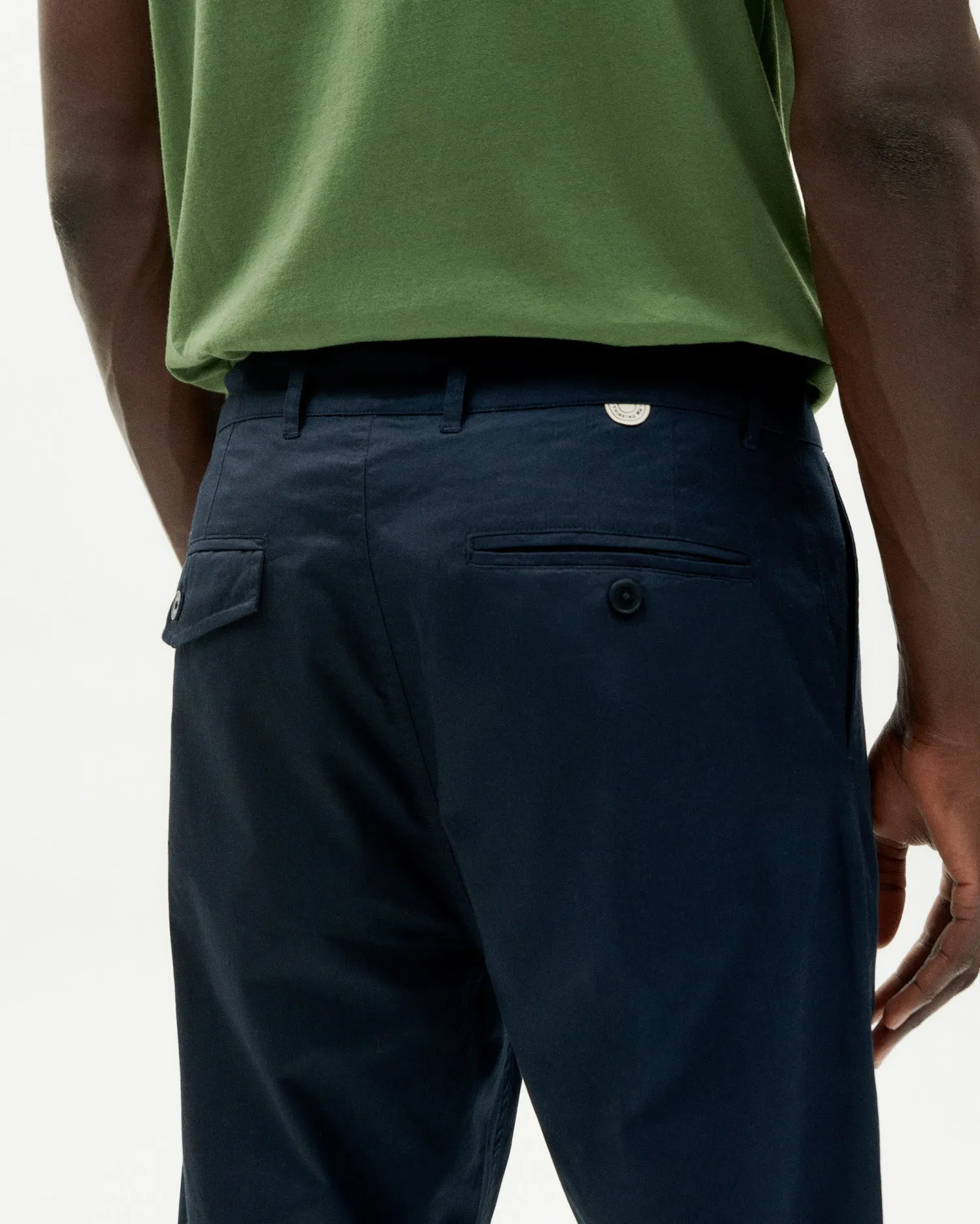 Pantalón navy Moero light sold by Thinking Mu product image thumbnail 4