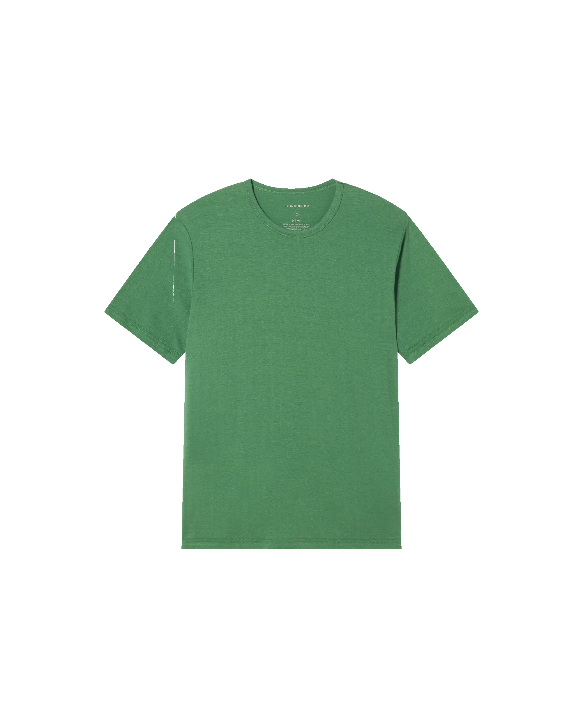 Camiseta verde hemp sold by Thinking Mu