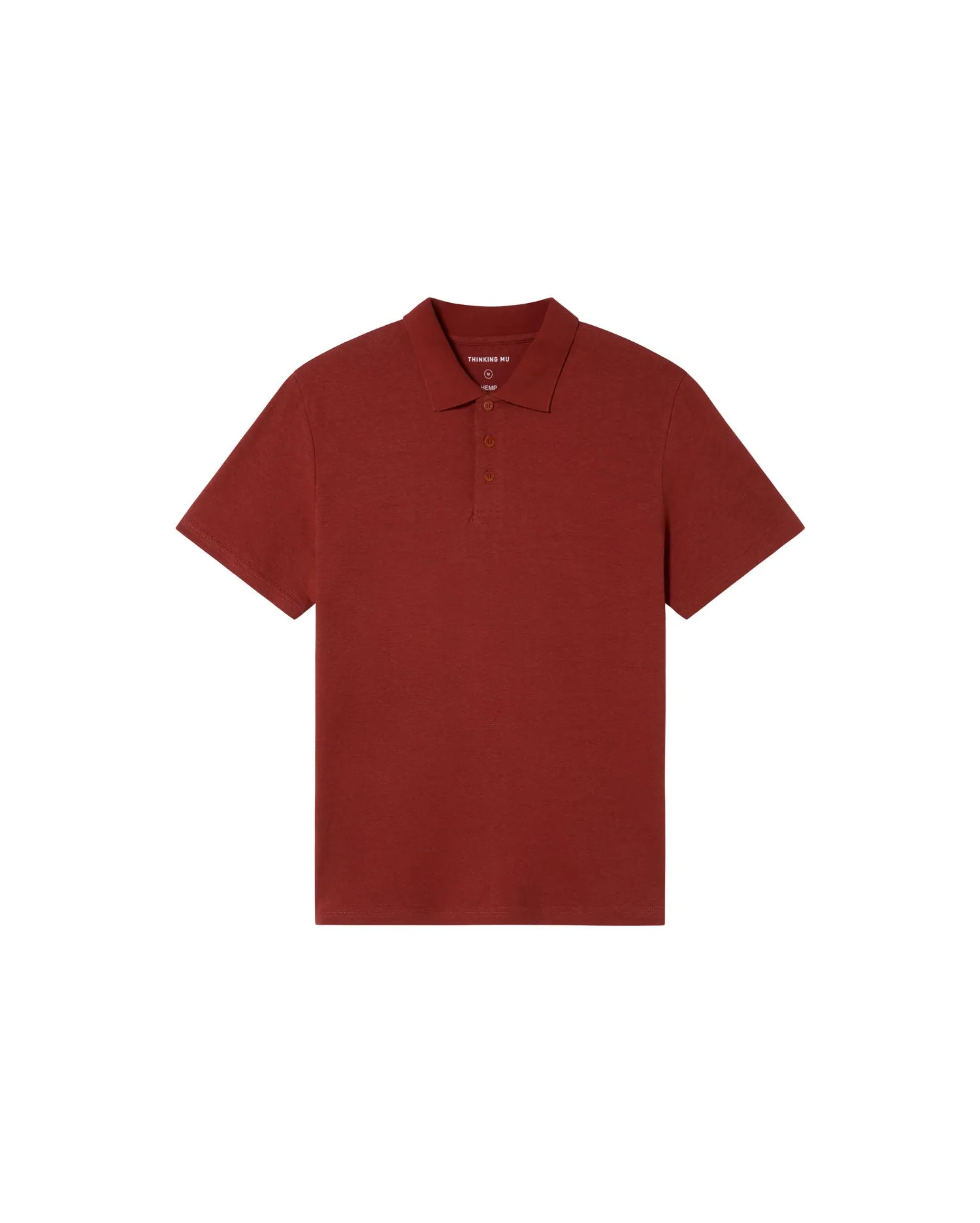 Polo rojo hemp sold by Thinking Mu product image thumbnail 5