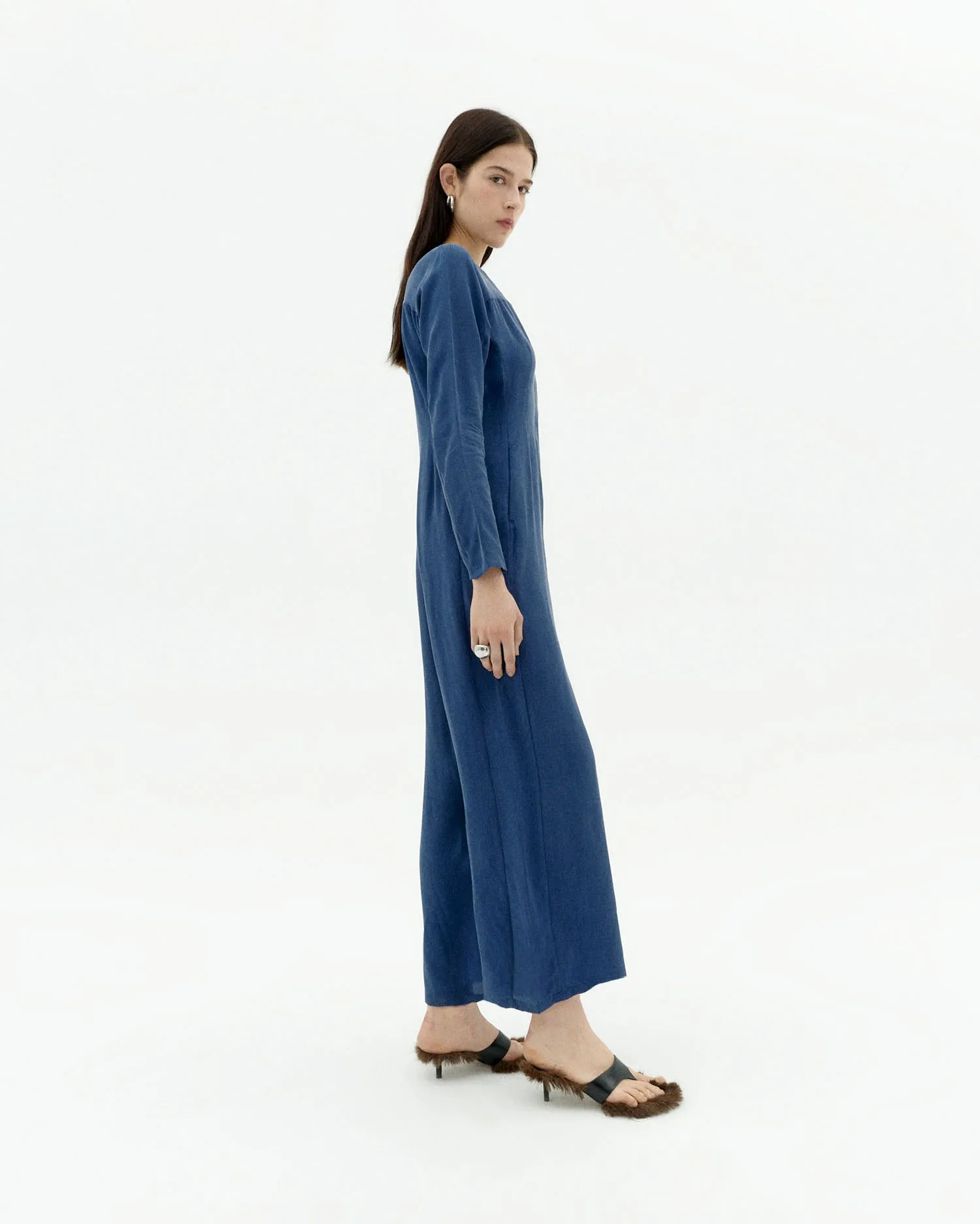 Mono azul Cupro Marcia sold by Thinking Mu product image thumbnail 5