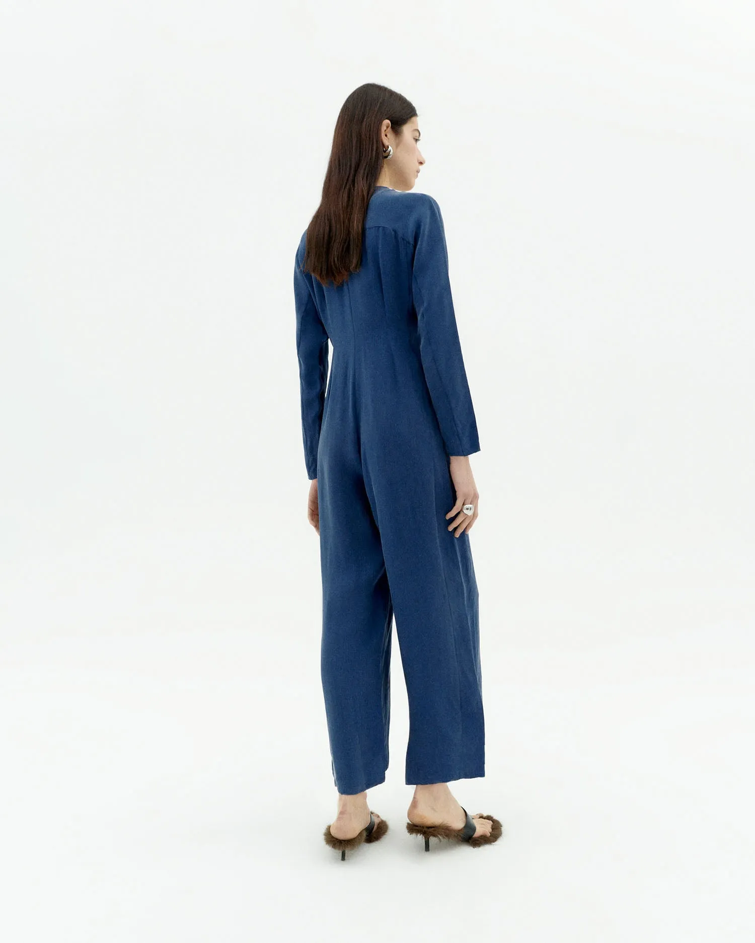 Mono azul Cupro Marcia sold by Thinking Mu product image thumbnail 2