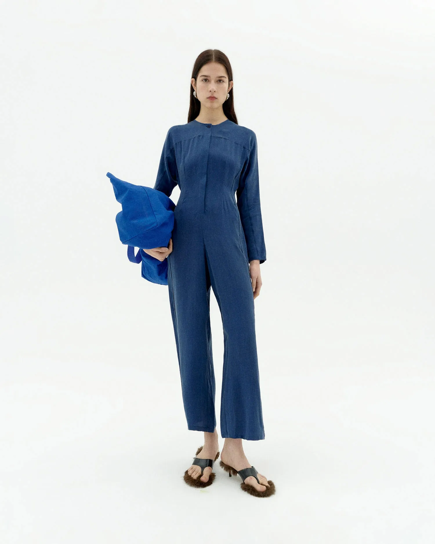 Mono azul Cupro Marcia sold by Thinking Mu