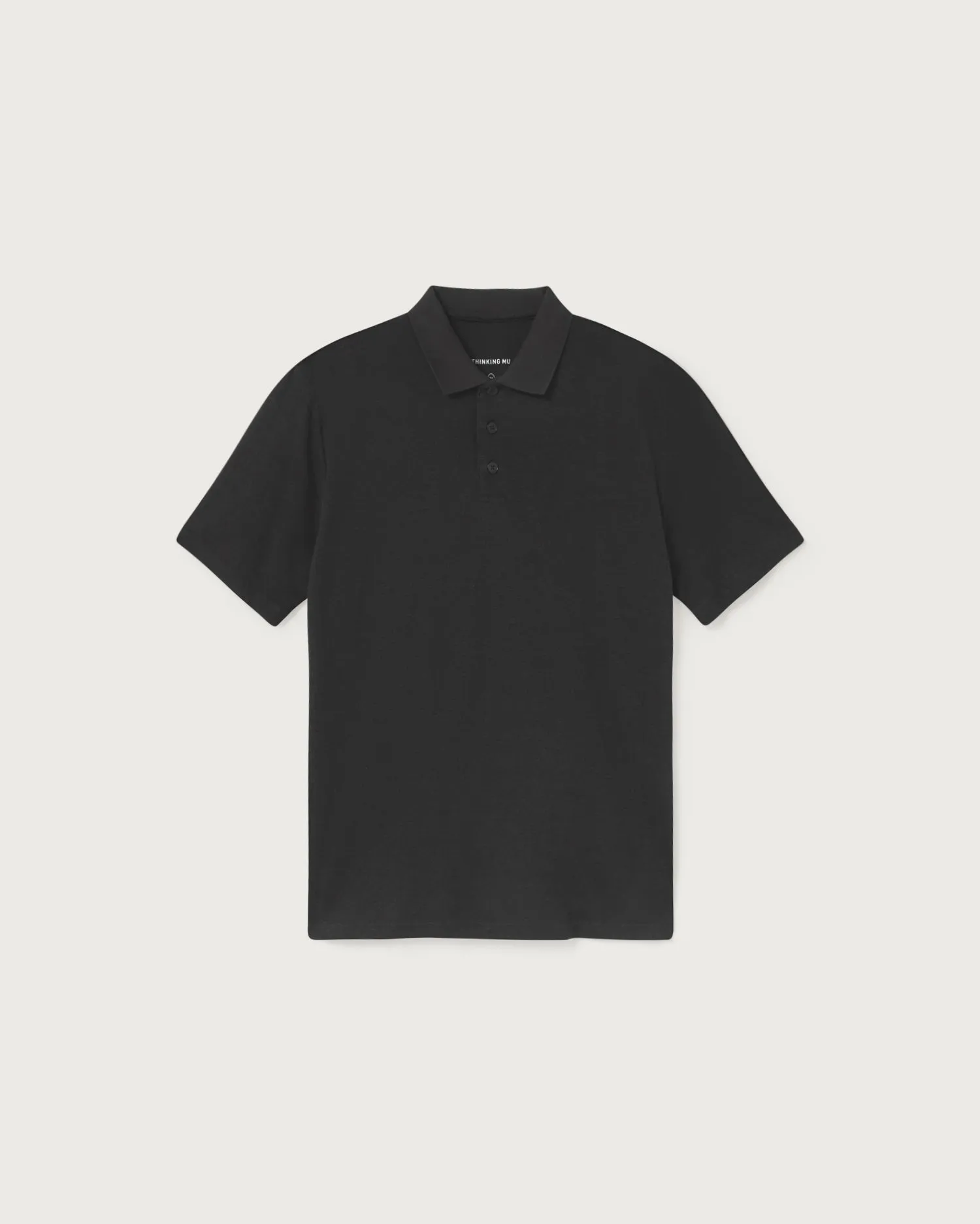 Polo negro hemp sold by Thinking Mu product image thumbnail 5
