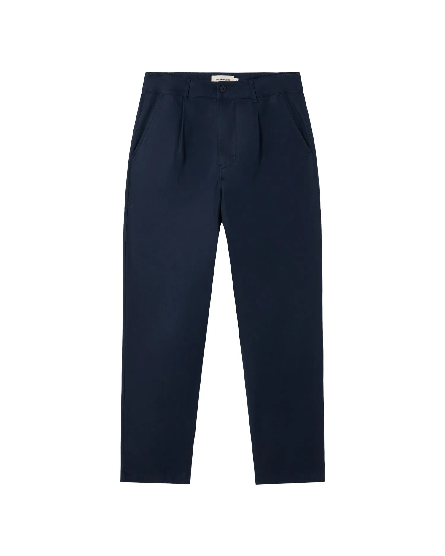 Pantalón relaxed pinza azul hemp Moero sold by Thinking Mu product image thumbnail 5