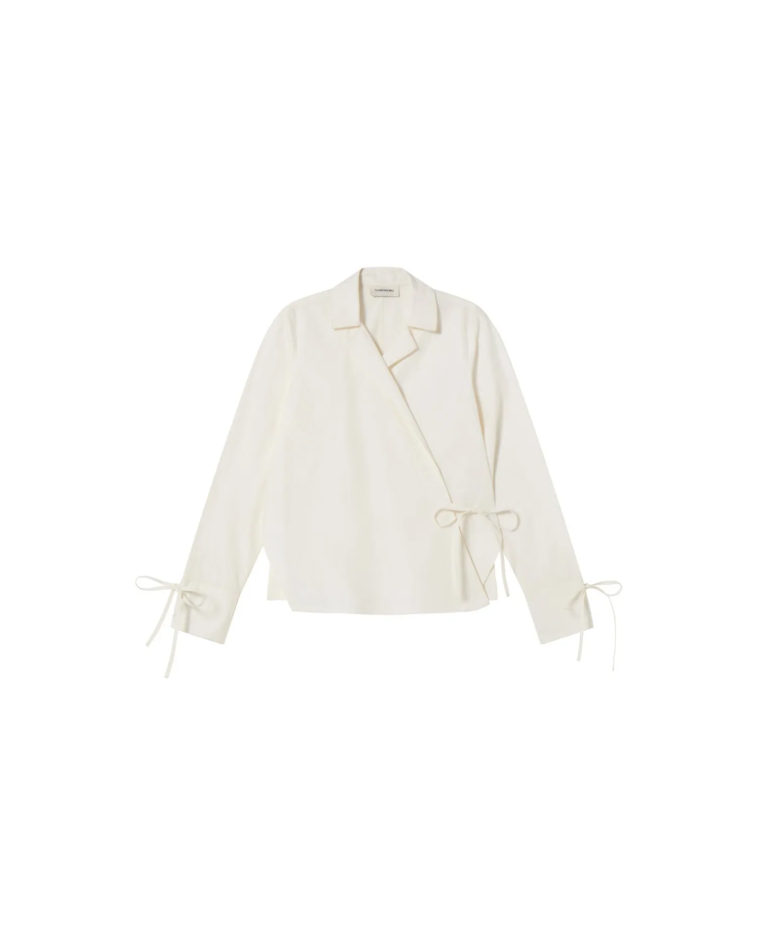 Blusa blanca cruzada Lenie sold by Thinking Mu product image thumbnail 5