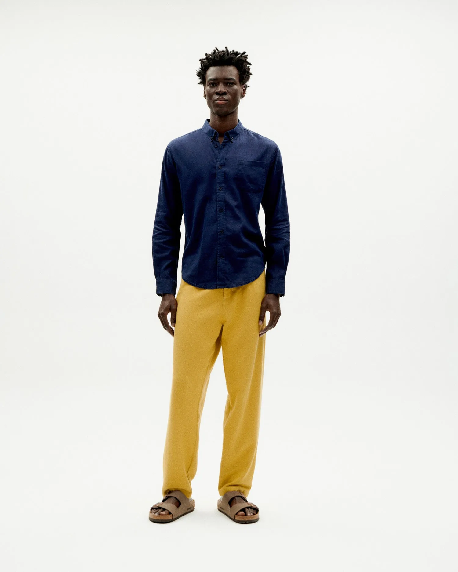 Camisa navy hemp Ant sold by Thinking Mu product image thumbnail 2