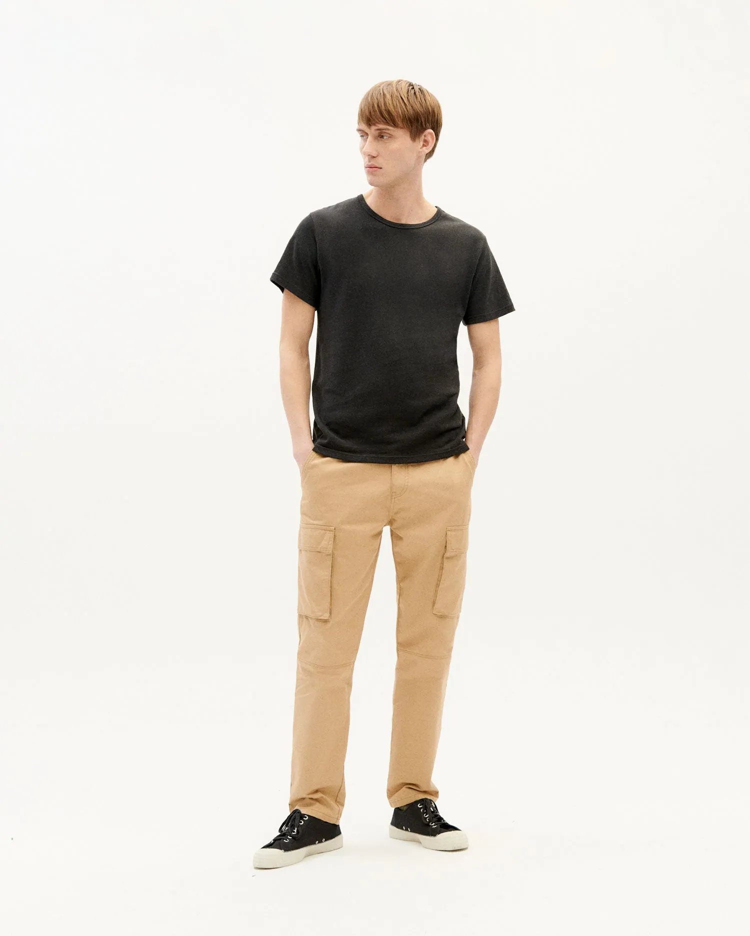 Camiseta gruesa negra hemp sold by Thinking Mu product image thumbnail 3