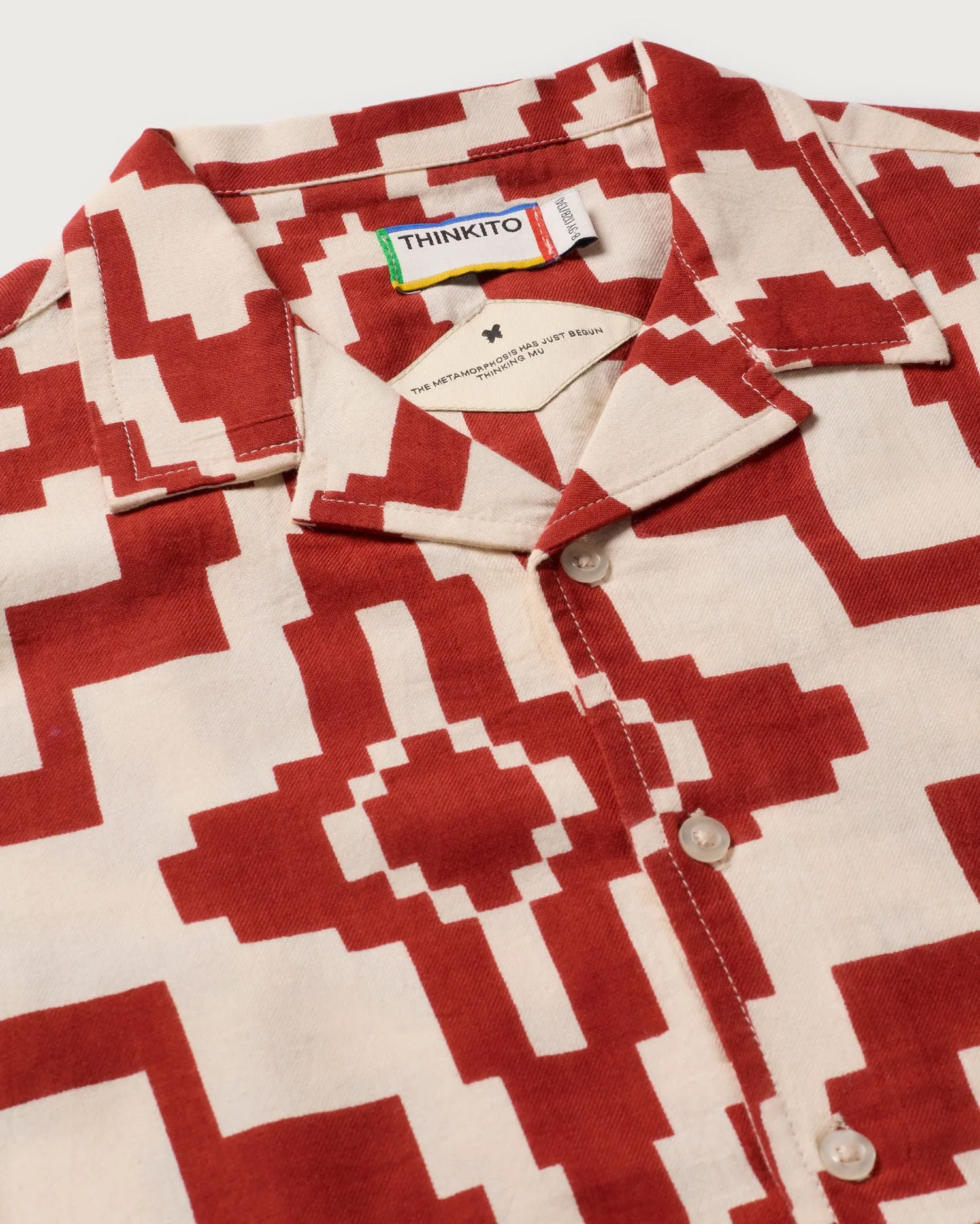 Camisa naranja ilusion Ares sold by Thinking Mu product image thumbnail 3