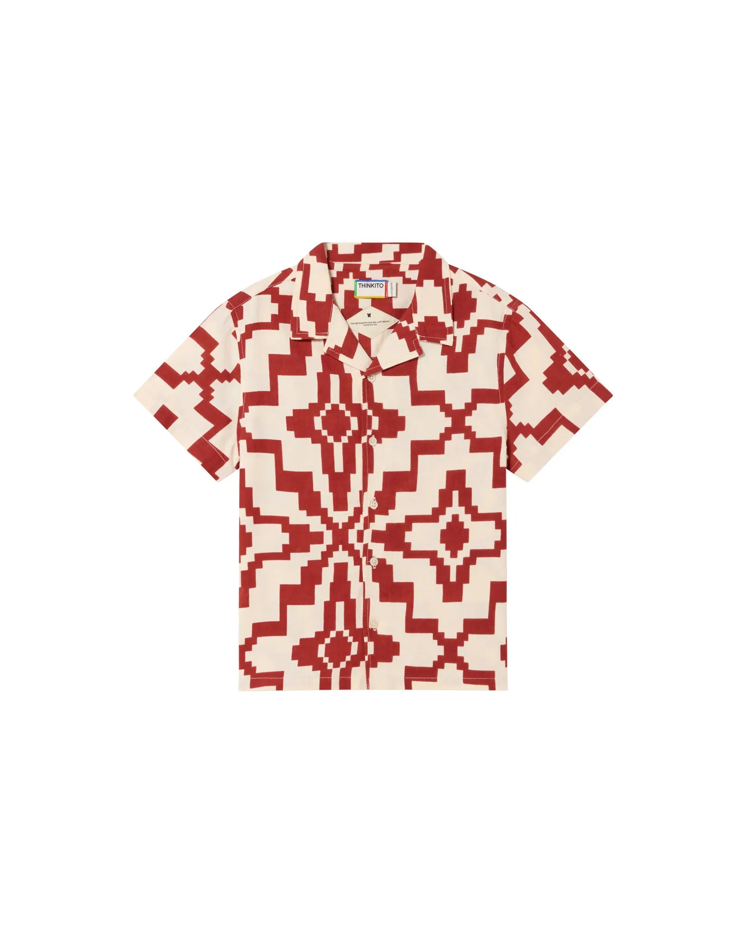 Camisa naranja ilusion Ares sold by Thinking Mu