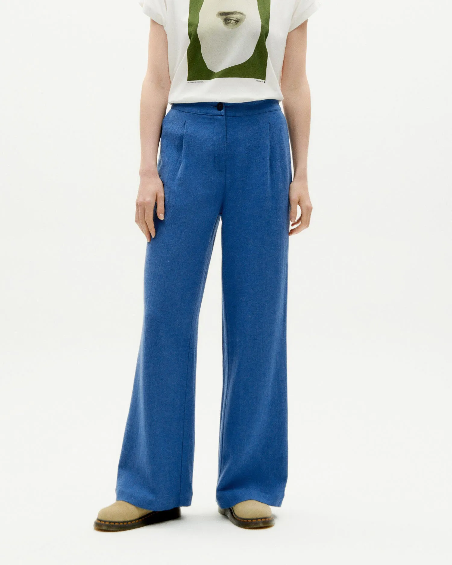 Pantalón azul Manolita sold by Thinking Mu product image thumbnail 2