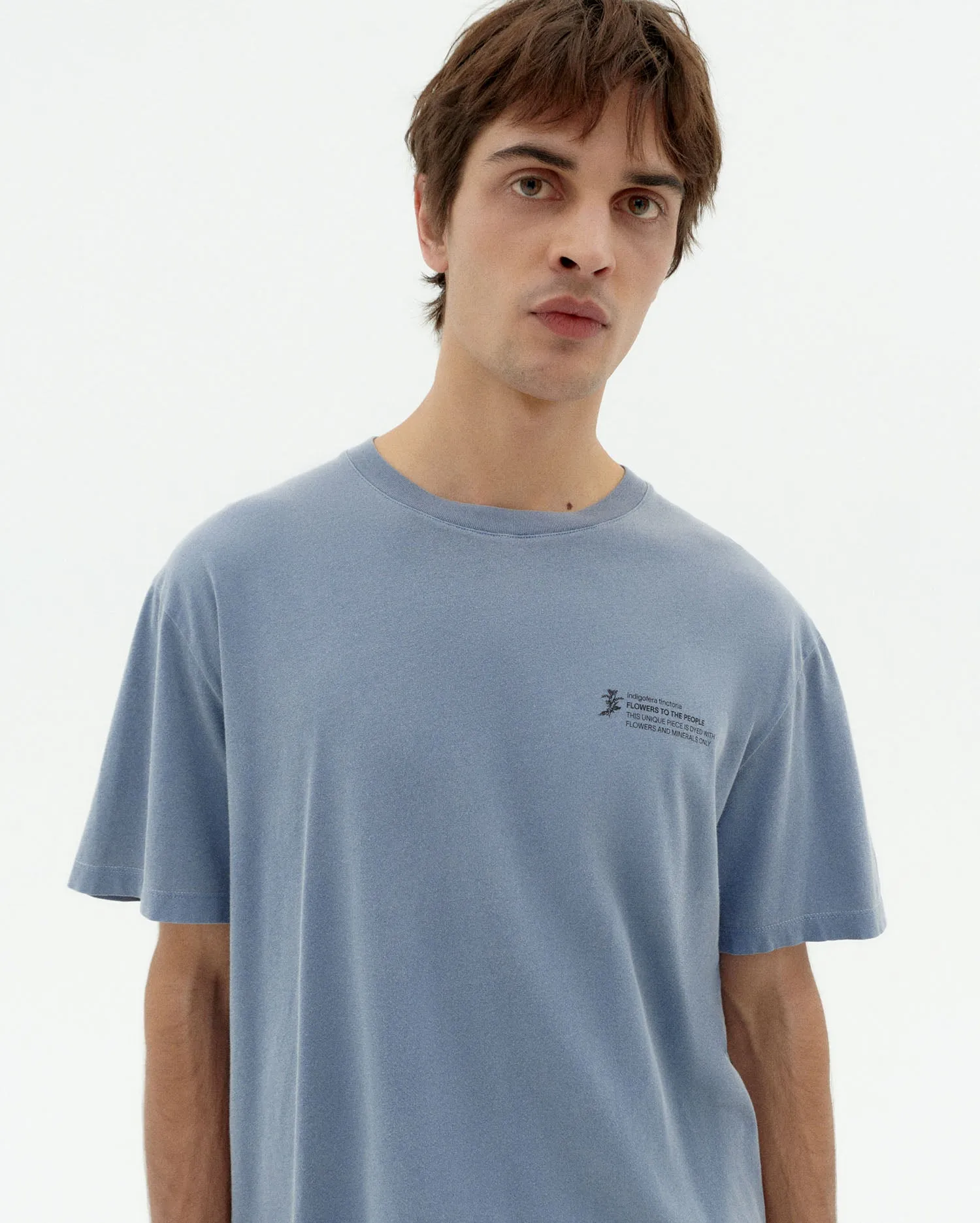 Camiseta unisex indigo tinte natural sold by Thinking Mu product image thumbnail 3