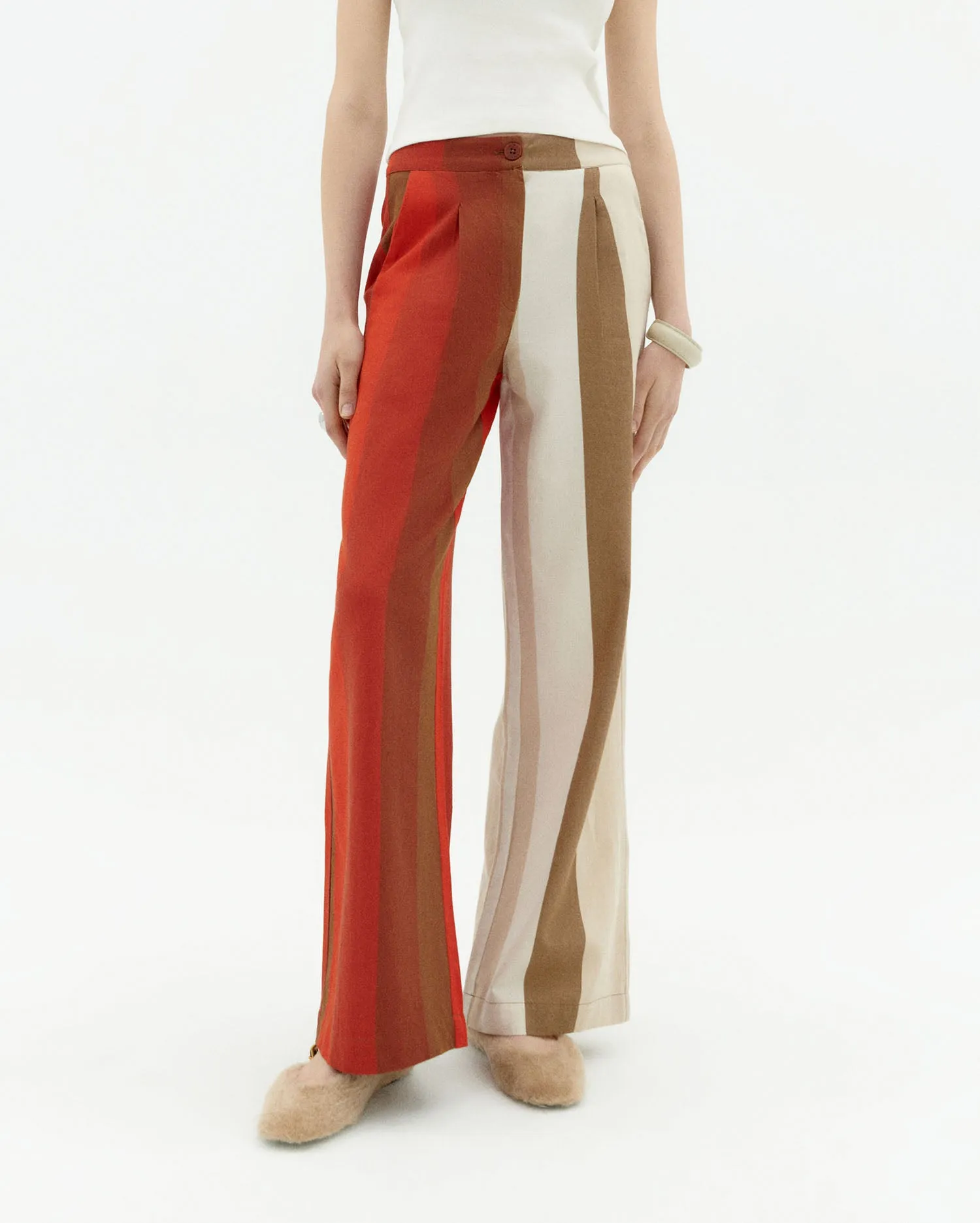 Pantalón wide leg rayas sandfire Manolita sold by Thinking Mu