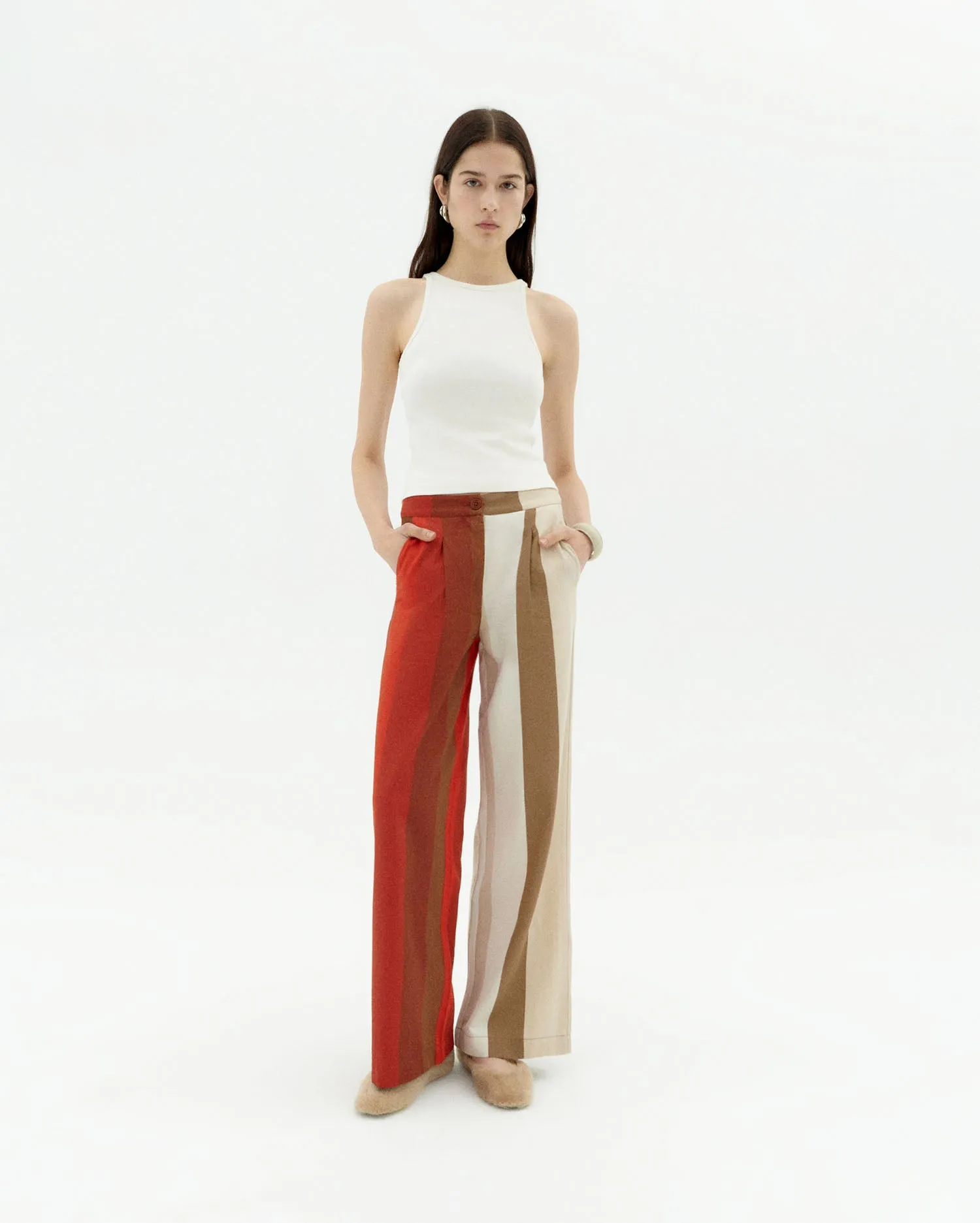 Pantalón wide leg rayas sandfire Manolita sold by Thinking Mu product image thumbnail 2