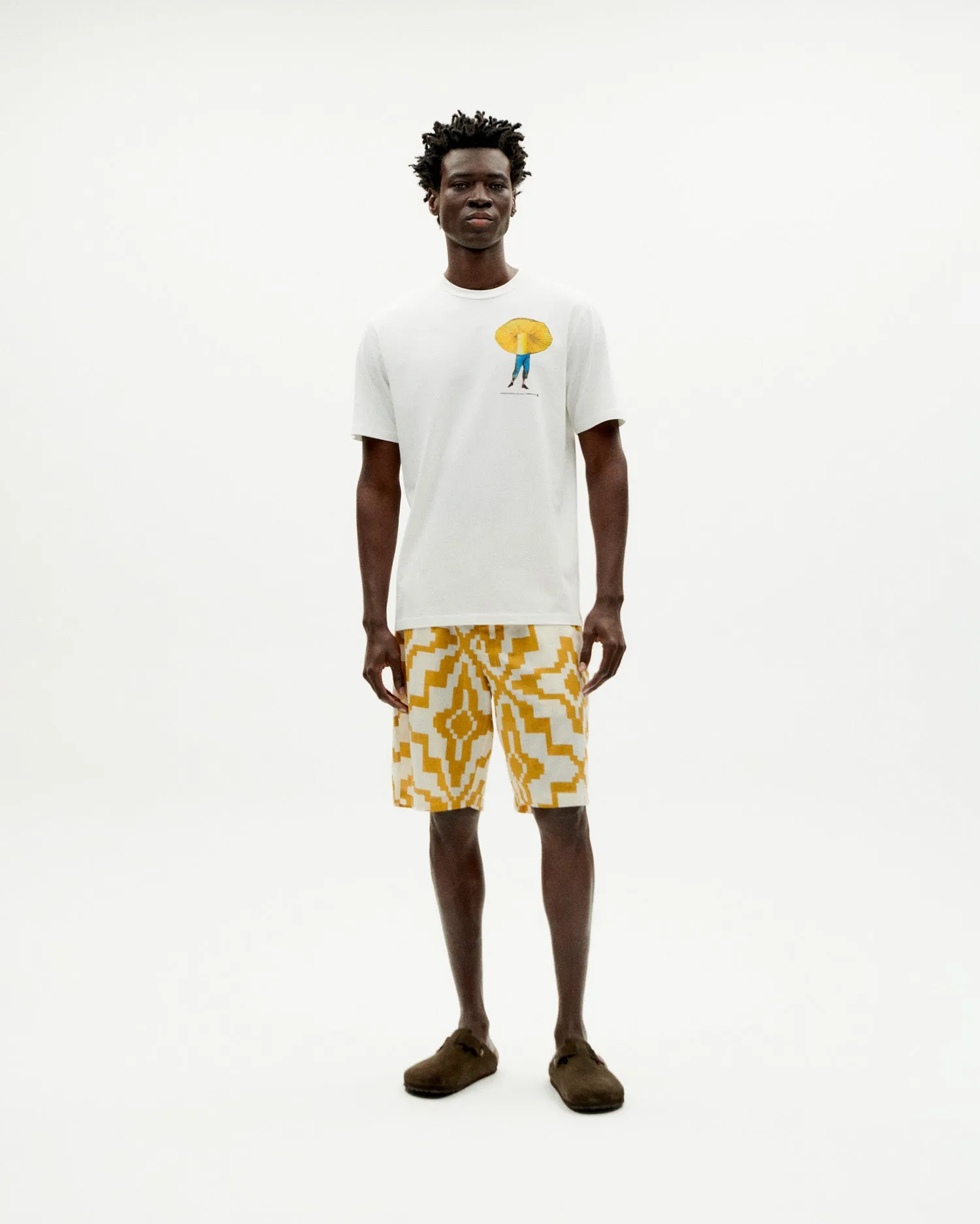 Camiseta blanca Funghi 2 sold by Thinking Mu product image thumbnail 4