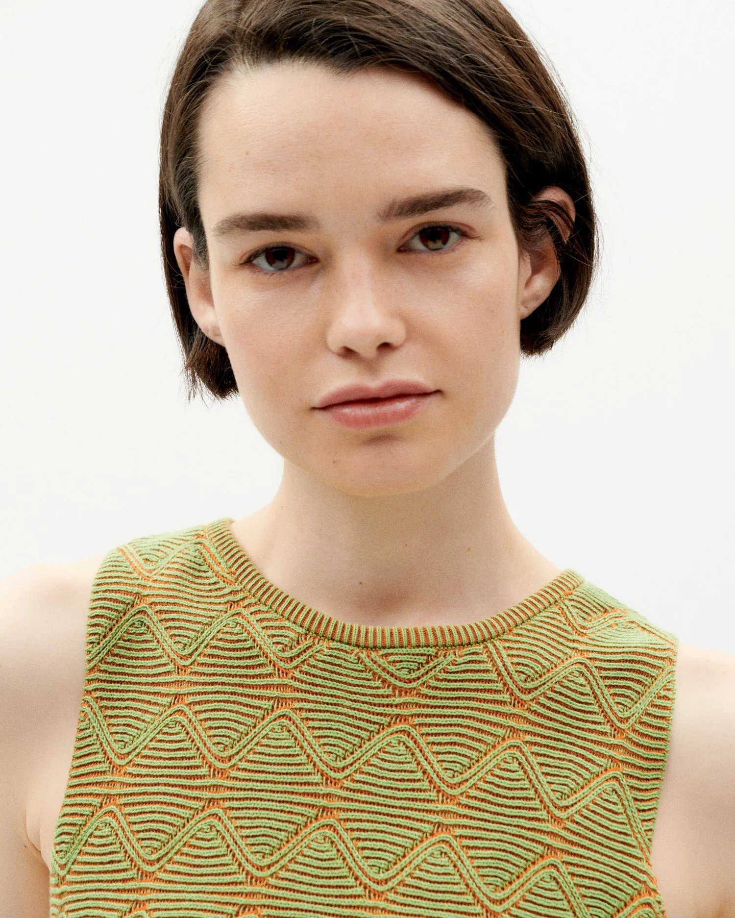 Tank top verde punto Aura sold by Thinking Mu product image thumbnail 3