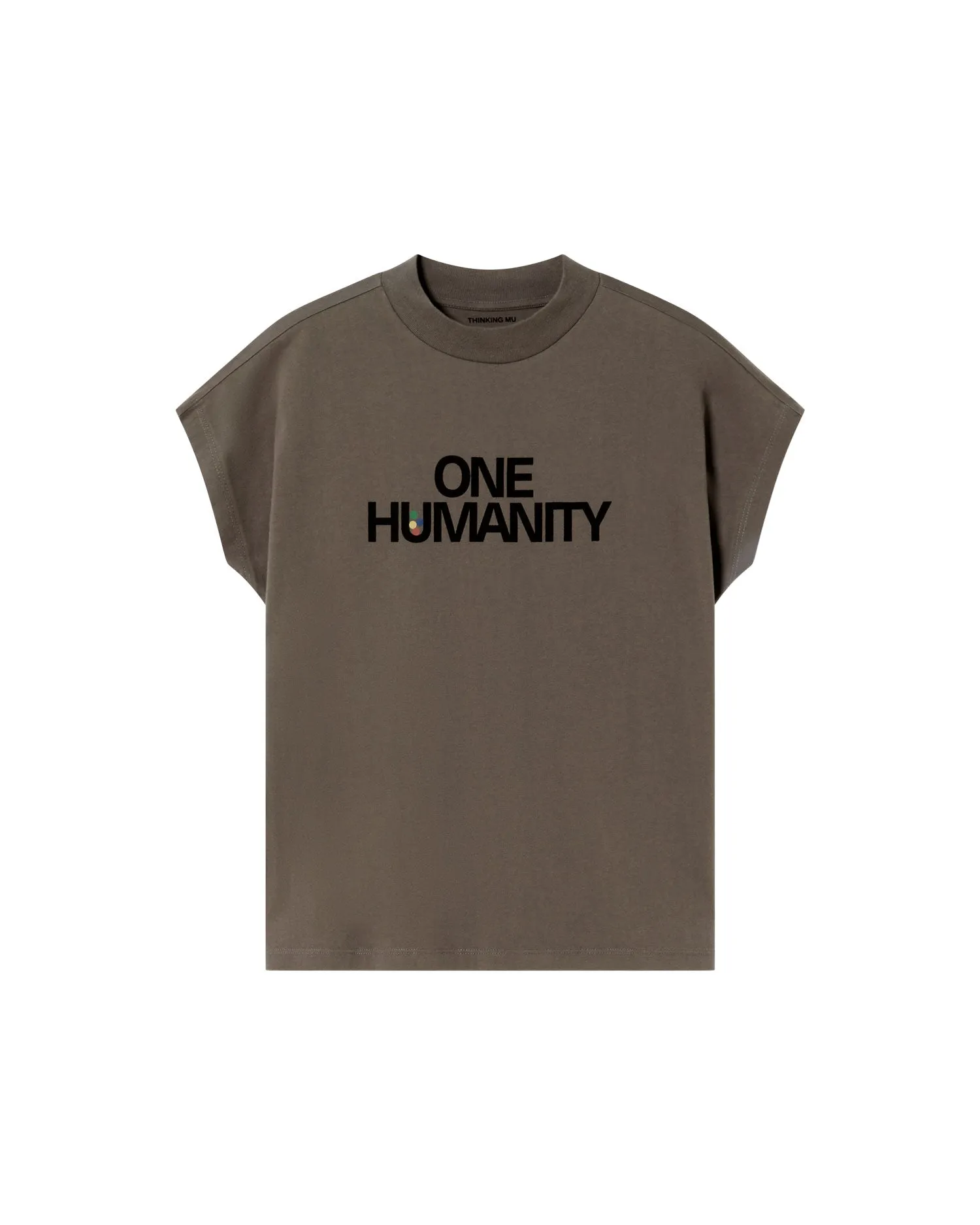 Camiseta gris One humanity Volta sold by Thinking Mu
