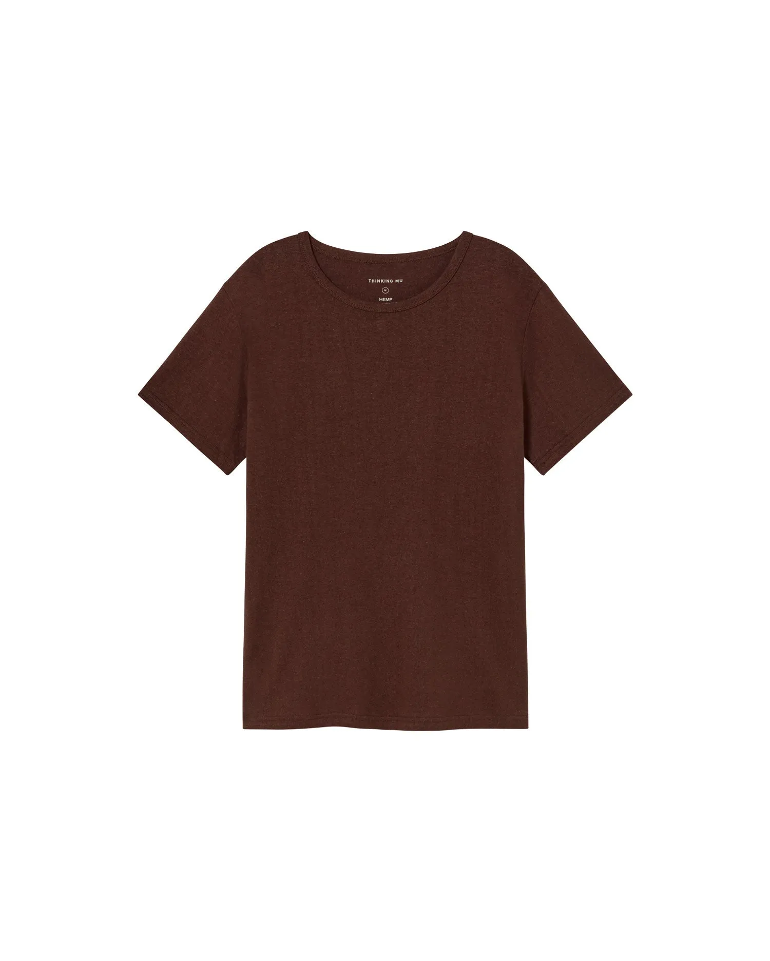 Camiseta gruesa marrón hemp sold by Thinking Mu