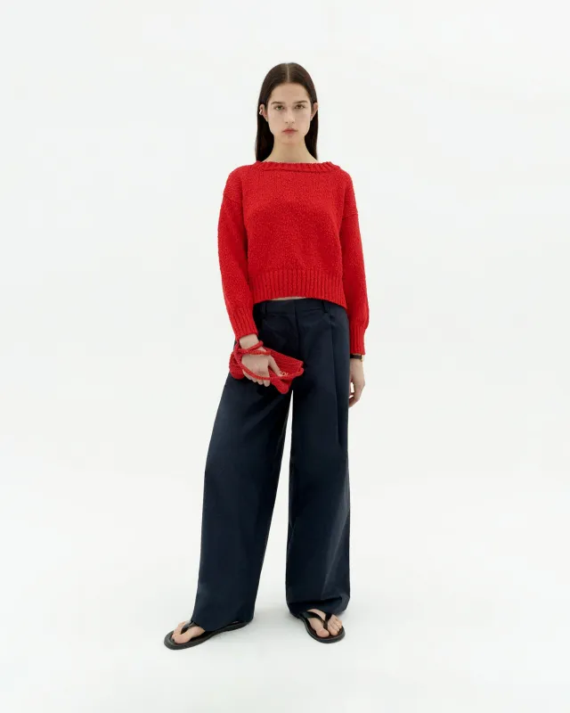 Jersey texturizado rojo Clara sold by Thinking Mu