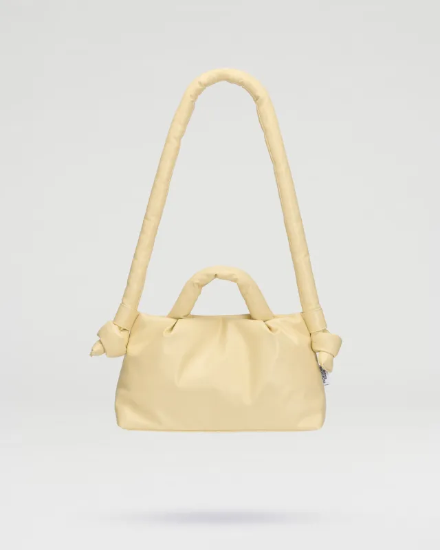 Butter Yellow Mini Ona vegan leather bag sold by Thinking Mu
