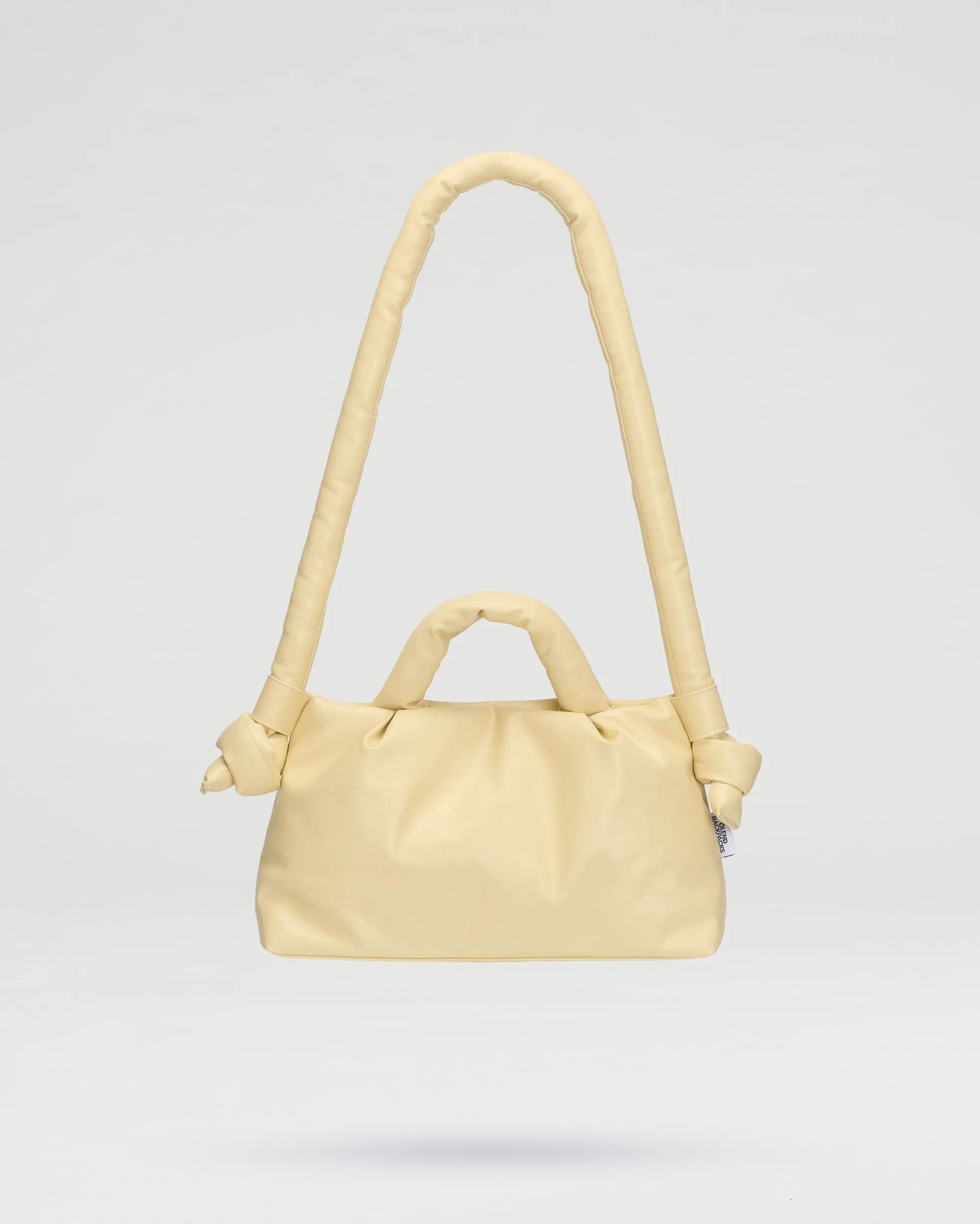 Butter Yellow Mini Ona vegan leather bag sold by Thinking Mu