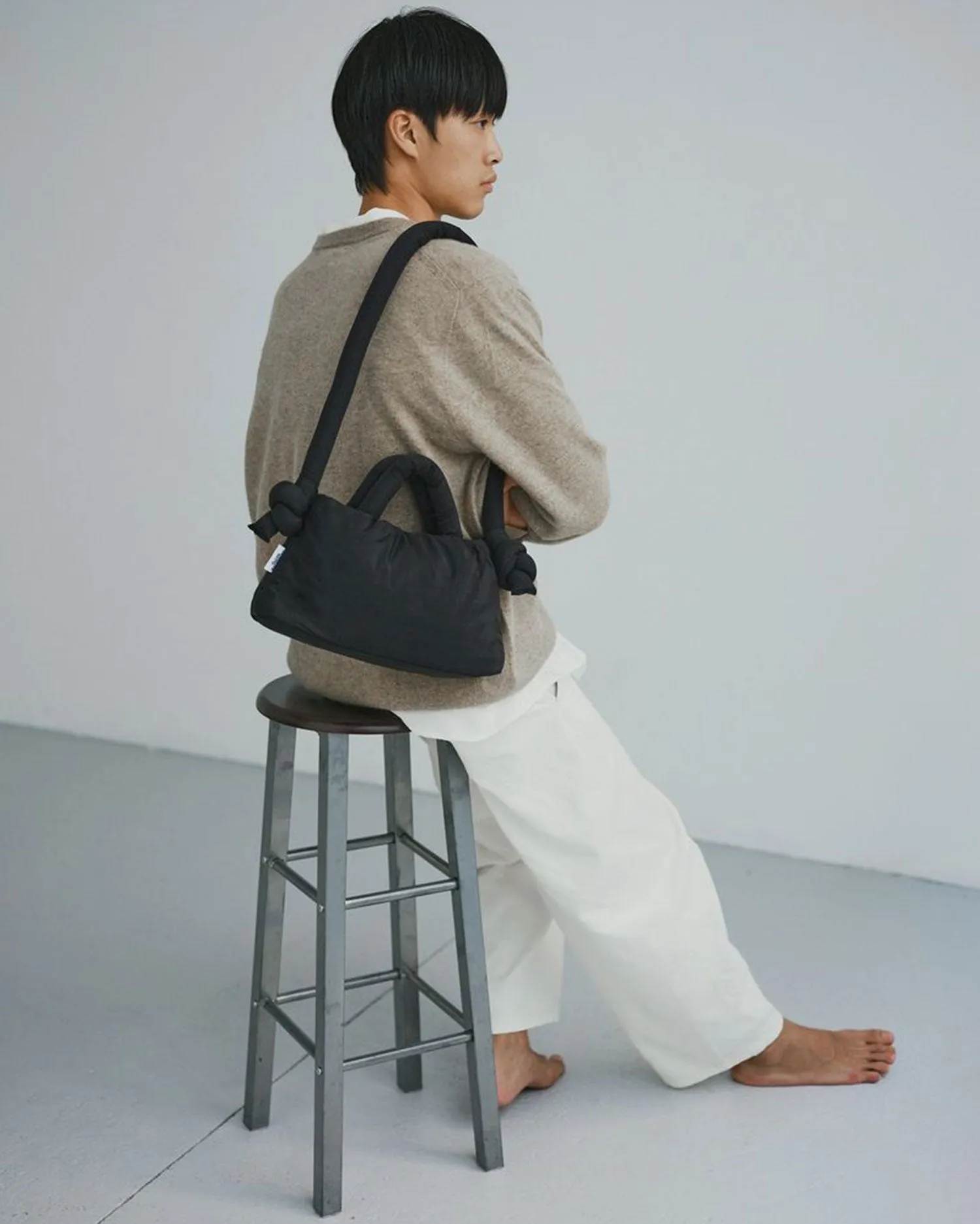 Black Miniona soft bag sold by Thinking Mu product image thumbnail 2