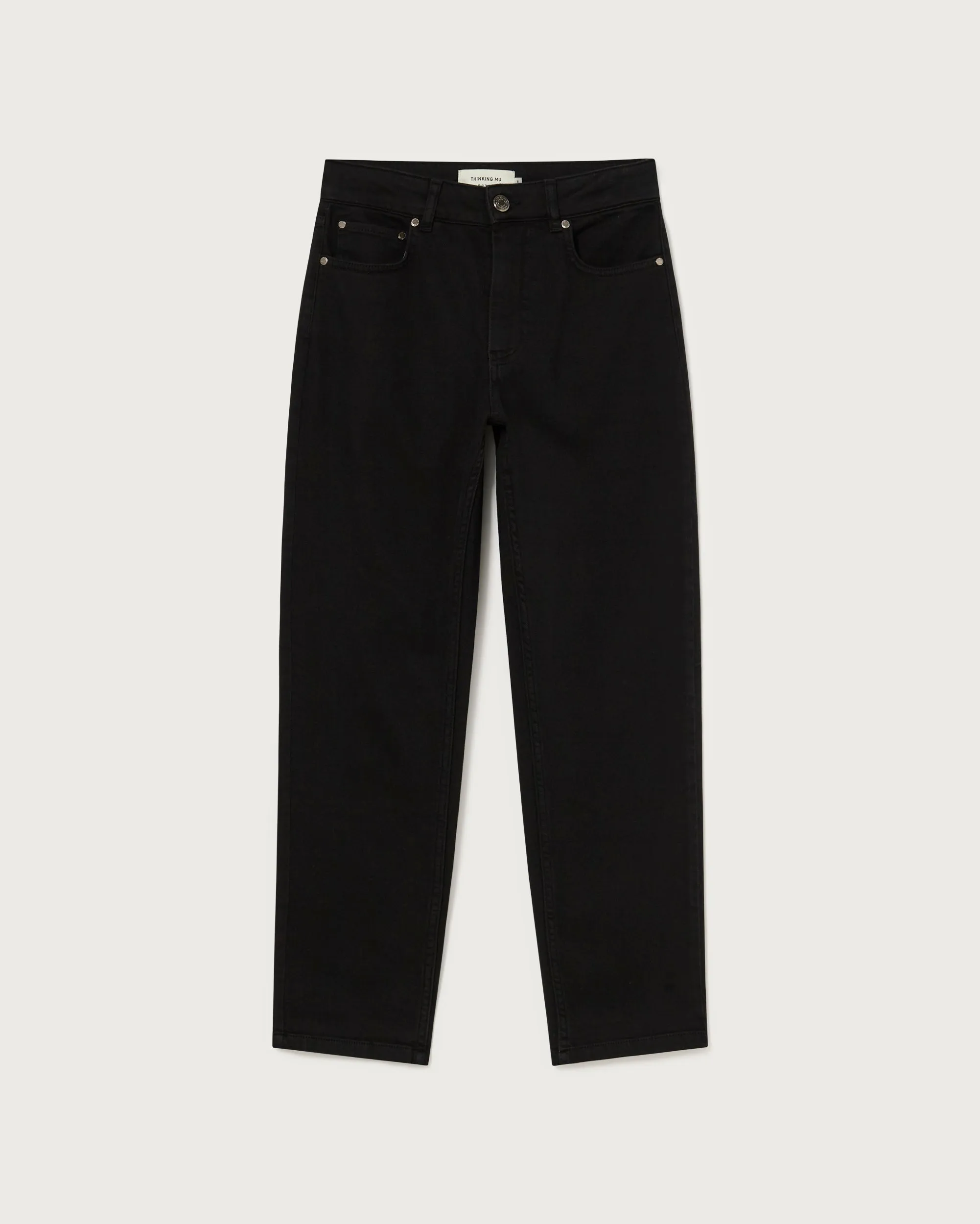 Pantalón recto negro Nele sold by Thinking Mu product image thumbnail 5