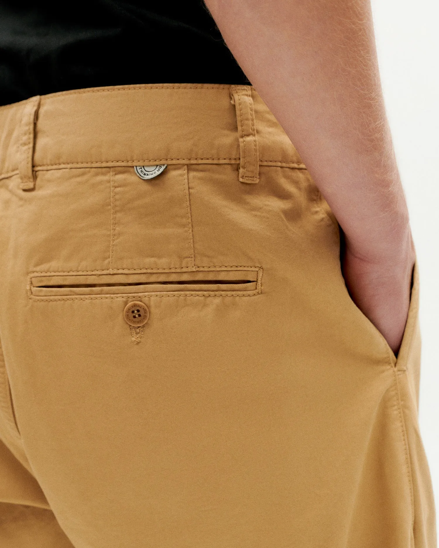 Pantalón relaxed pinza beige Wotan sold by Thinking Mu product image thumbnail 4