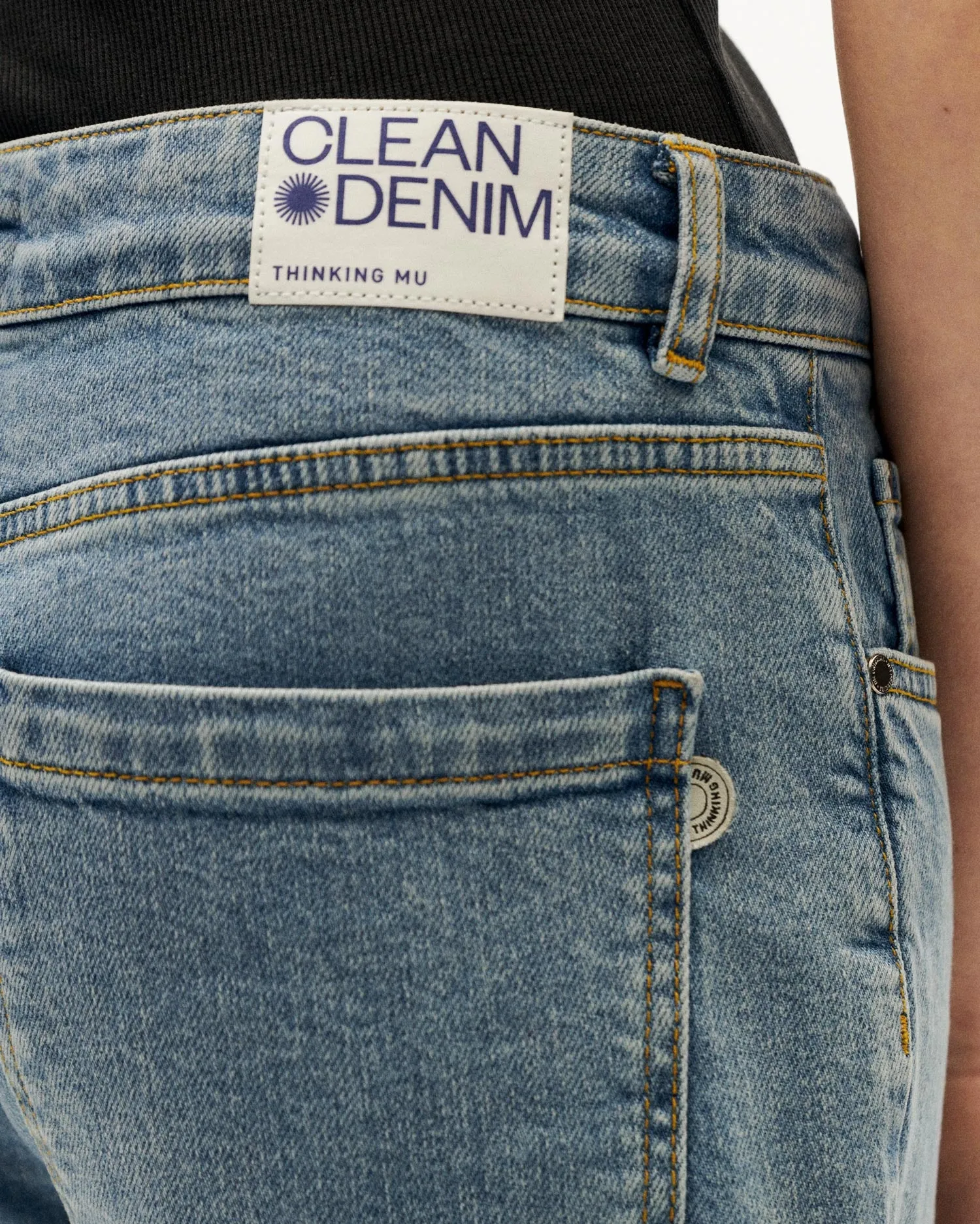 Jeans rectos light blue Nele sold by Thinking Mu product image thumbnail 5