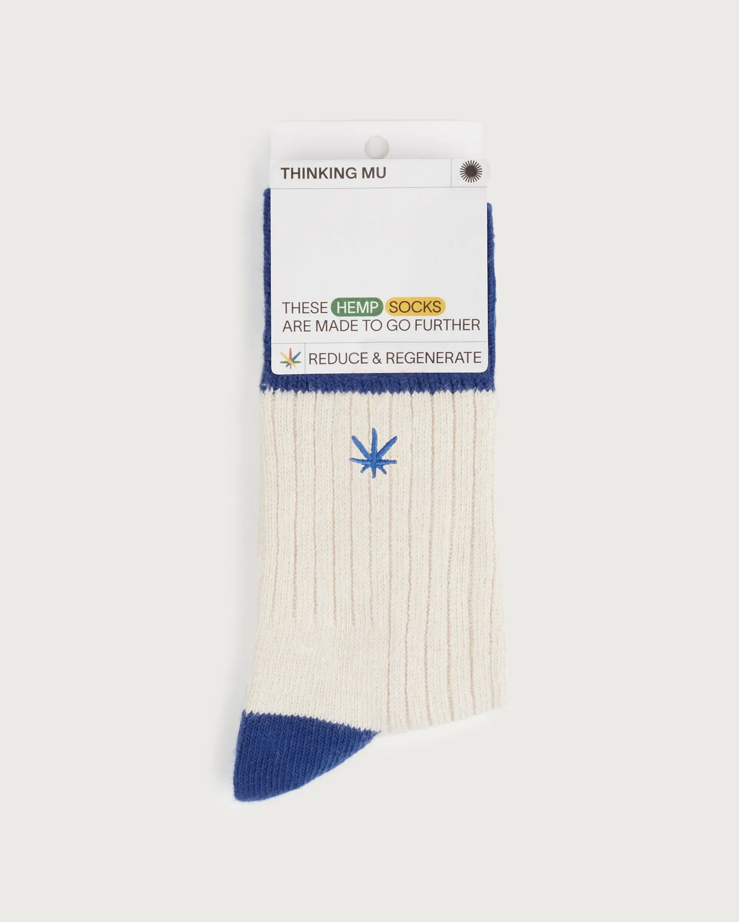 Calcetines azules hemp Peu sold by Thinking Mu product image thumbnail 5