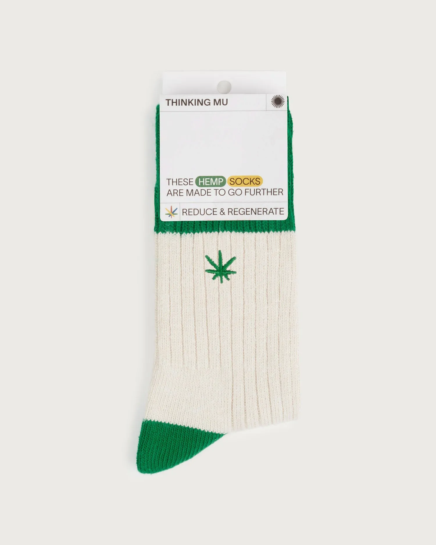Calcetines verdes hemp Peu sold by Thinking Mu product image thumbnail 5