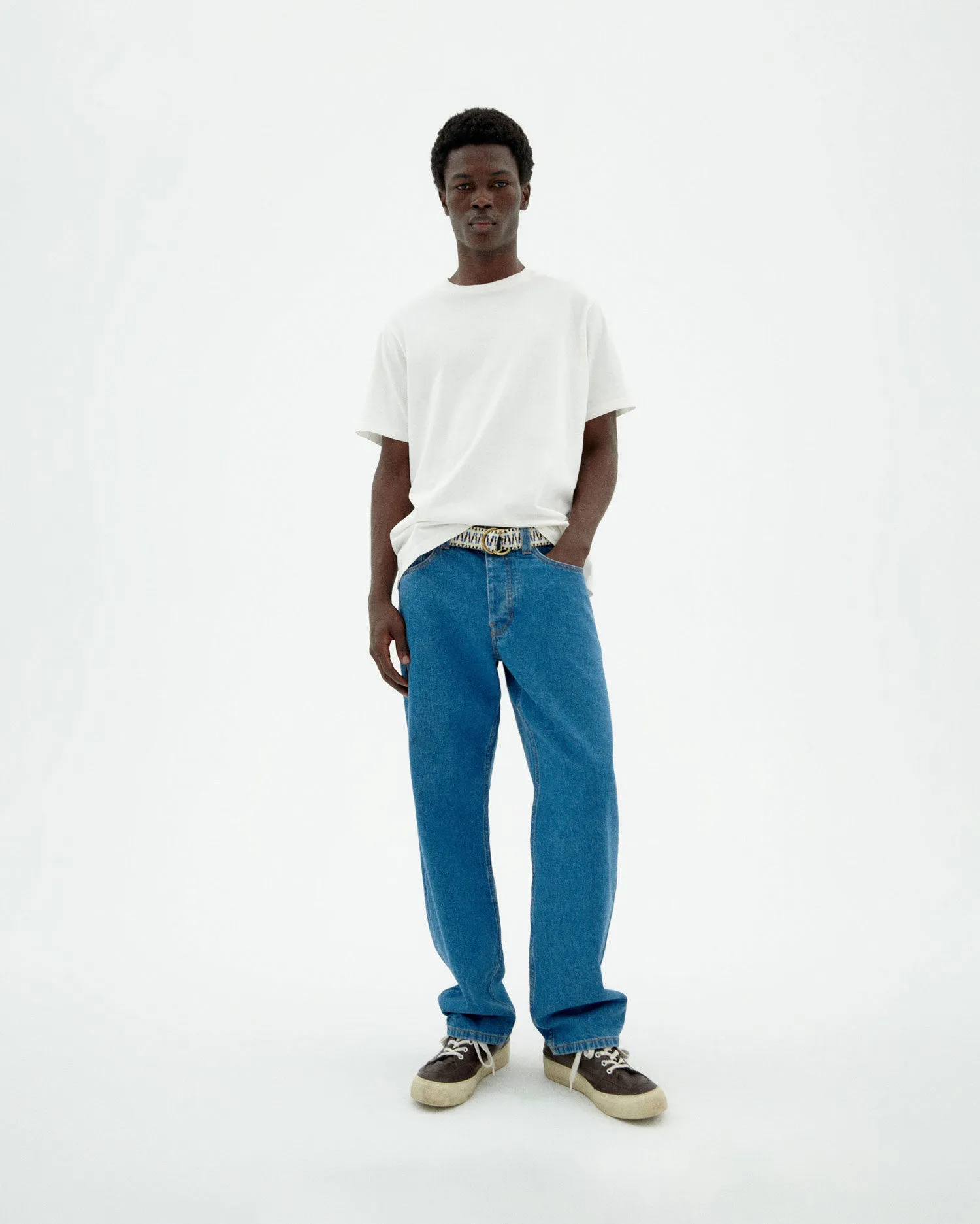 Jeans rectos classic blue David sold by Thinking Mu product image thumbnail 2