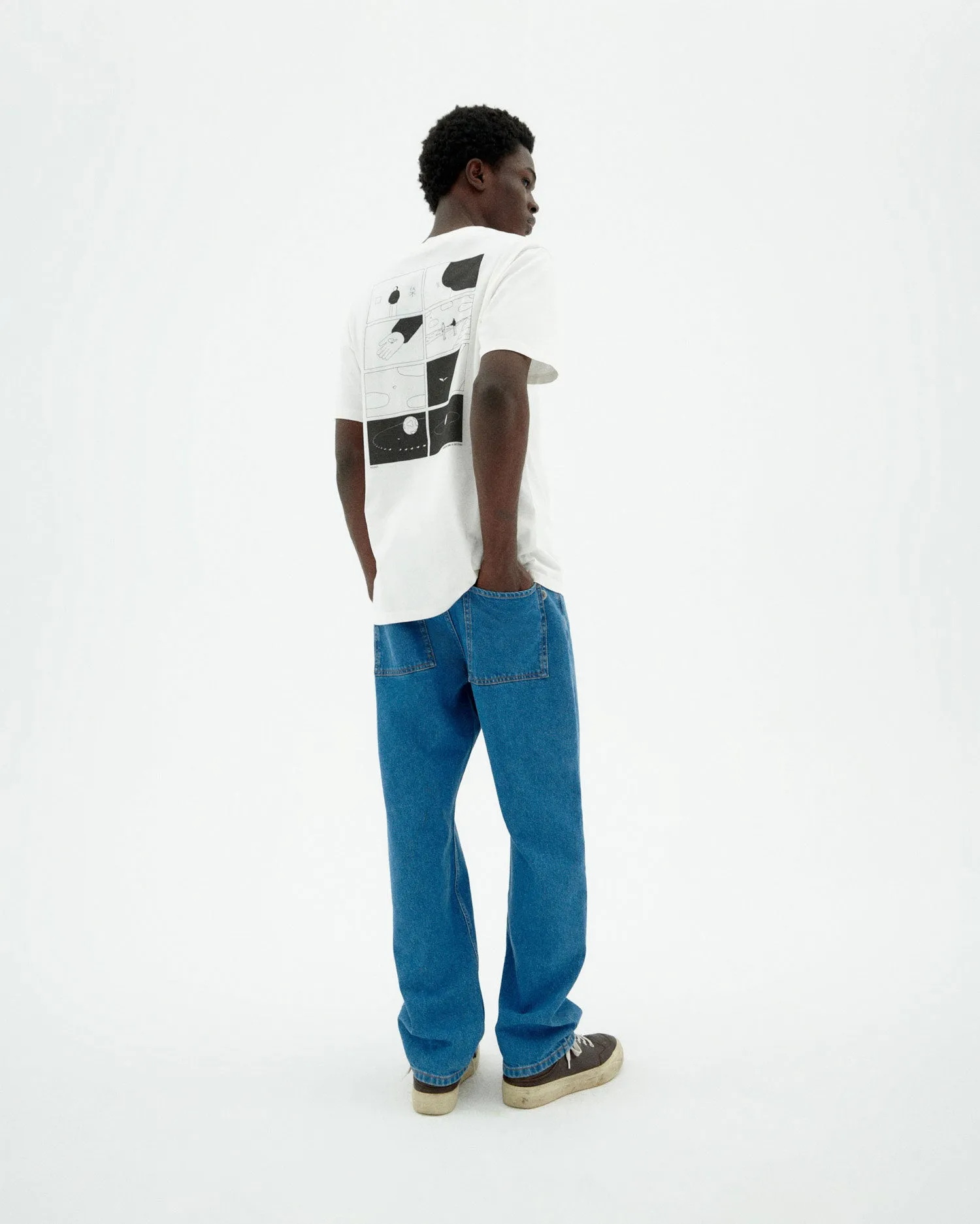 Jeans rectos classic blue David sold by Thinking Mu product image thumbnail 4