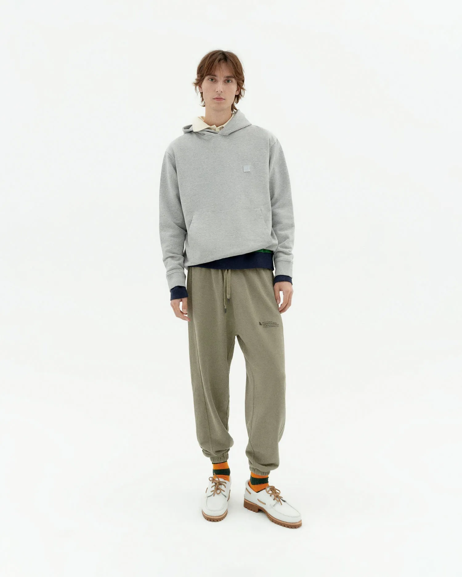 Hoodie gris sol espalda azul Simon sold by Thinking Mu product image thumbnail 5