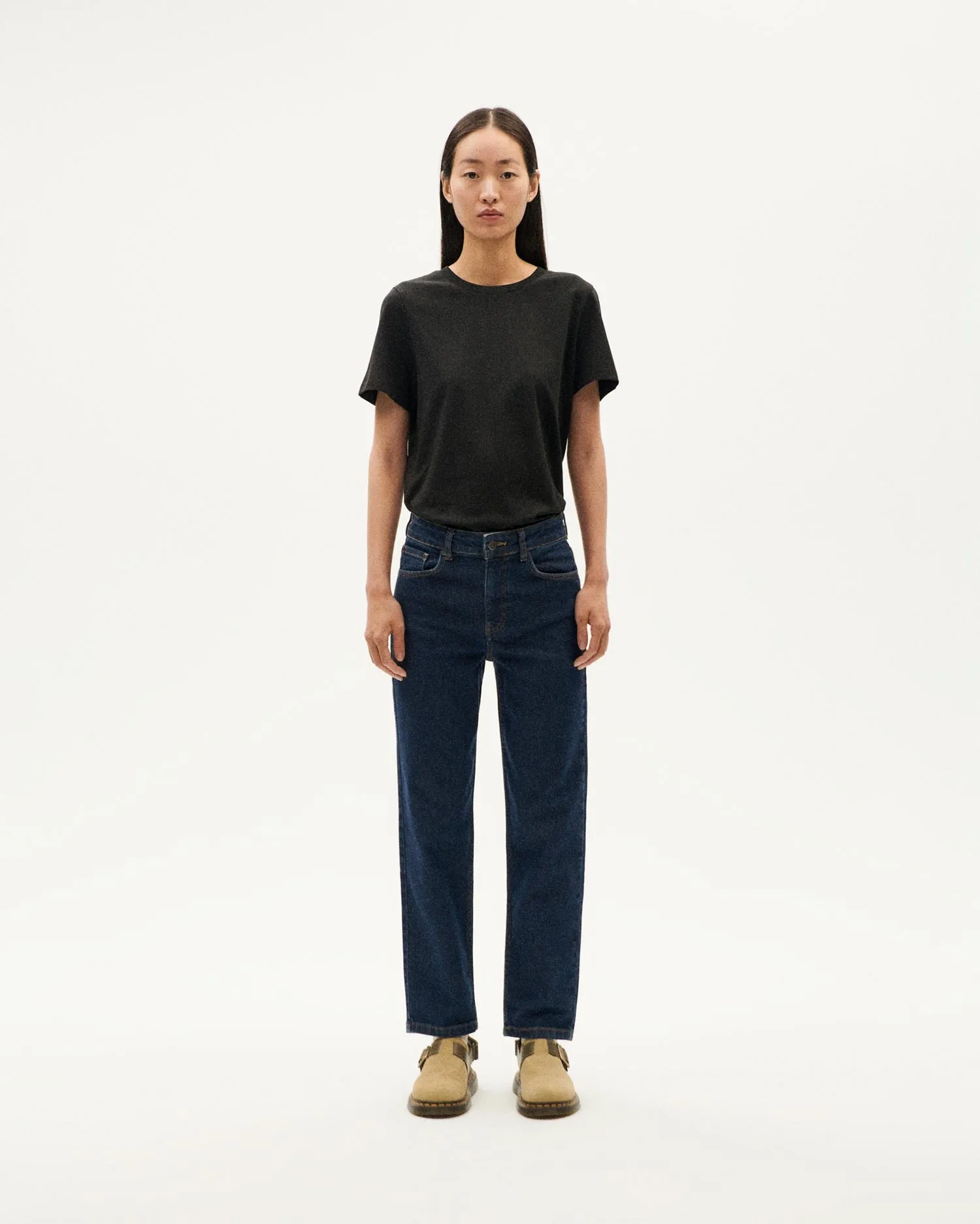 Jeans rectos dark navy Nele sold by Thinking Mu product image thumbnail 2