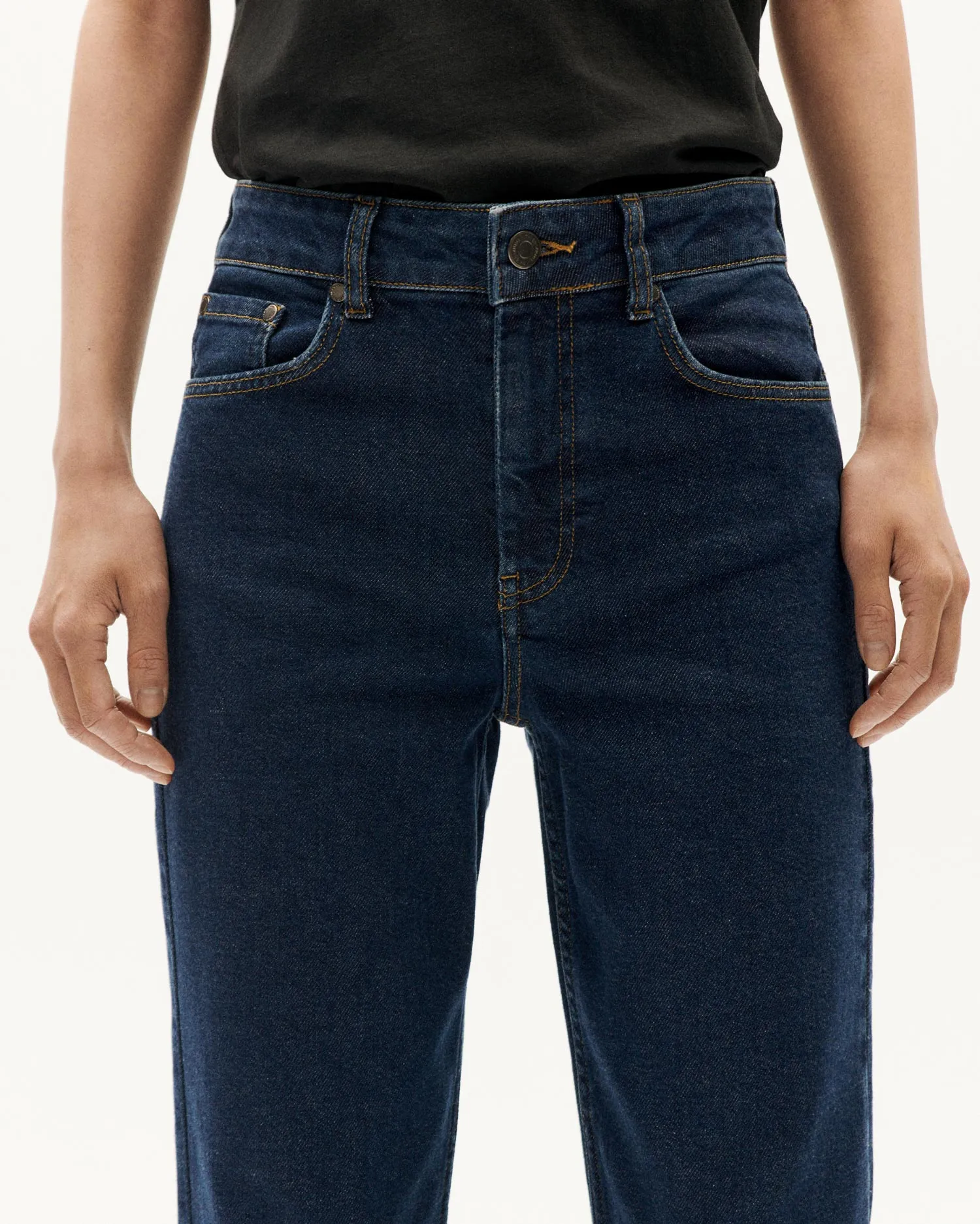 Jeans rectos dark navy Nele sold by Thinking Mu product image thumbnail 3
