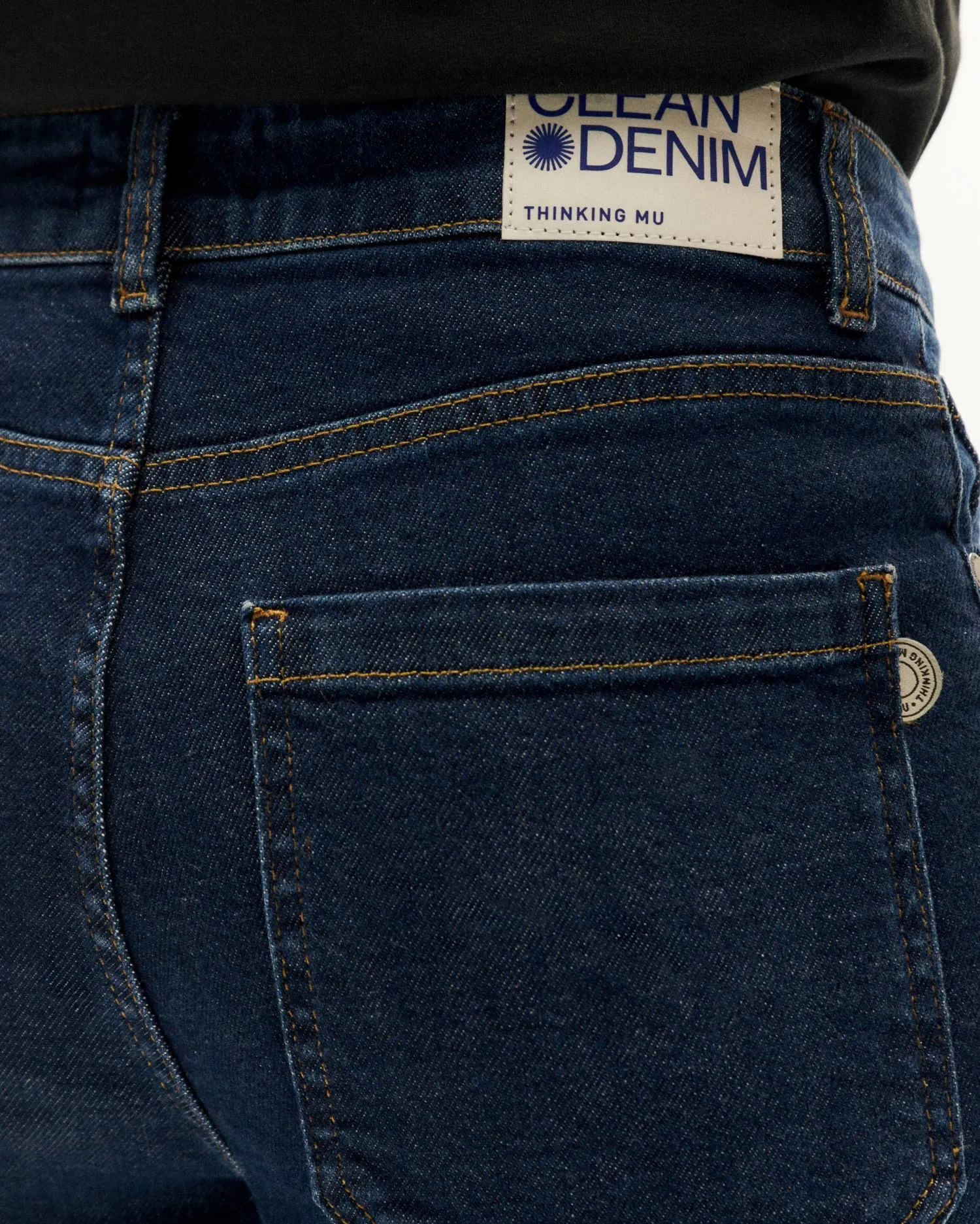 Jeans rectos dark navy Nele sold by Thinking Mu product image thumbnail 4