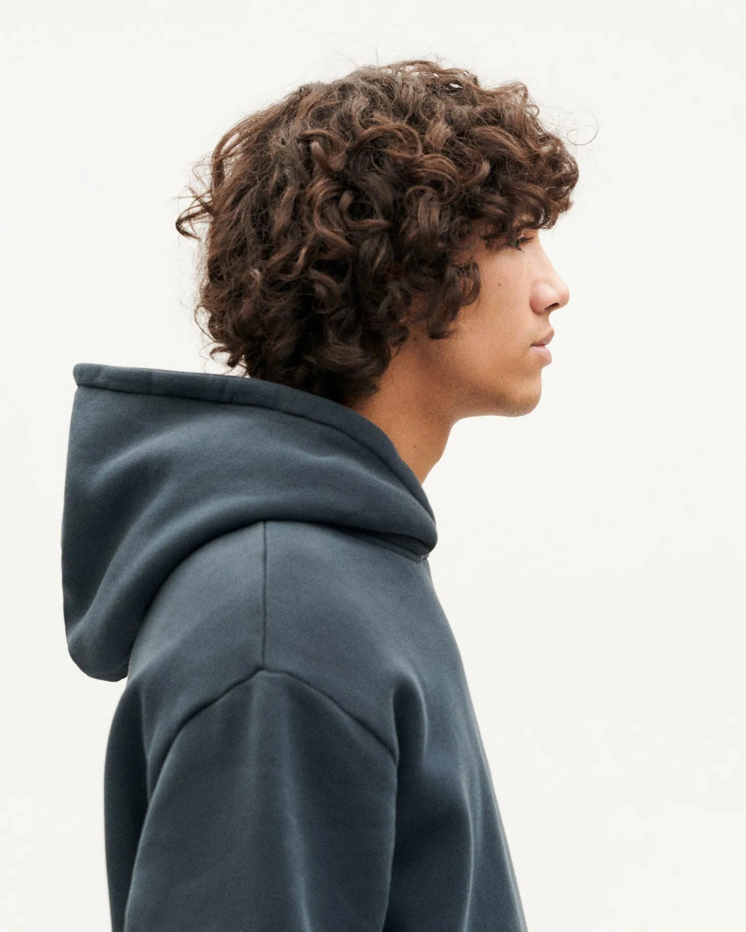 Hoodie grafito sol espalda azul Simon sold by Thinking Mu product image thumbnail 4