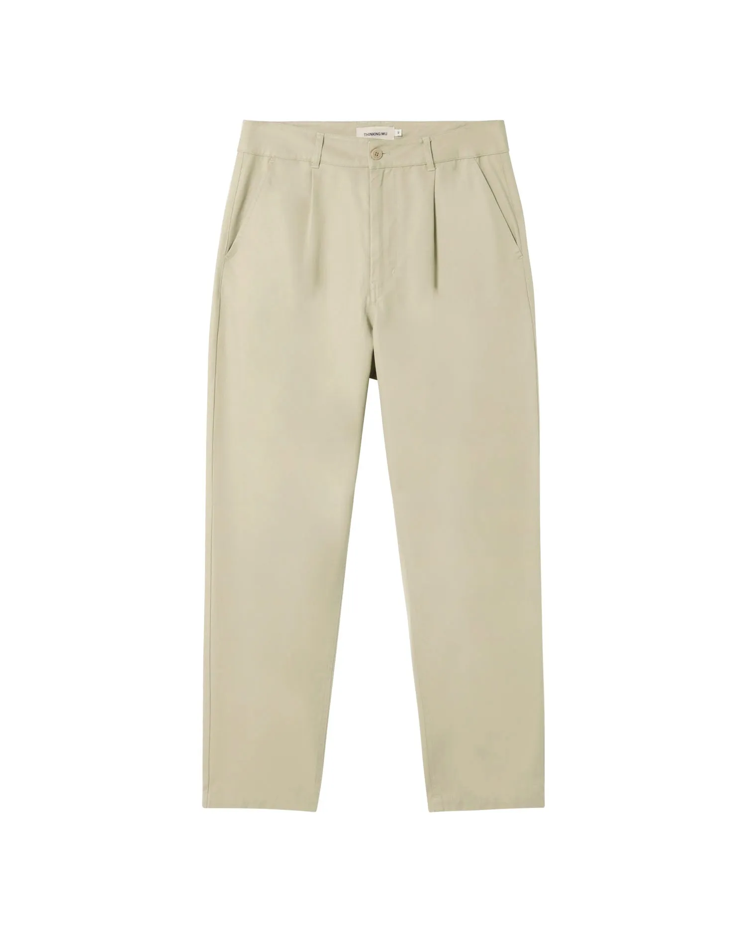 Pantalón relaxed pinza beige hemp Moero sold by Thinking Mu product image thumbnail 5