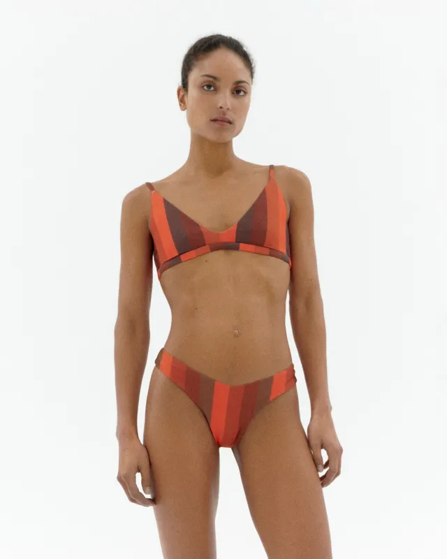 Top bikini rayas firesand Tropea made by Thinking Mu