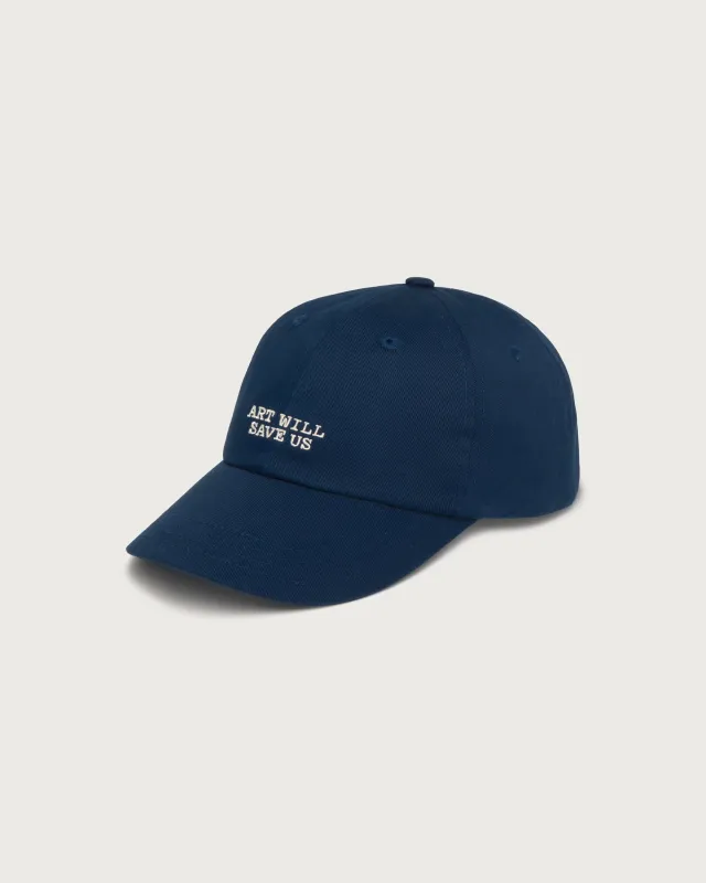 Gorra navy art will save us sold by Thinking Mu