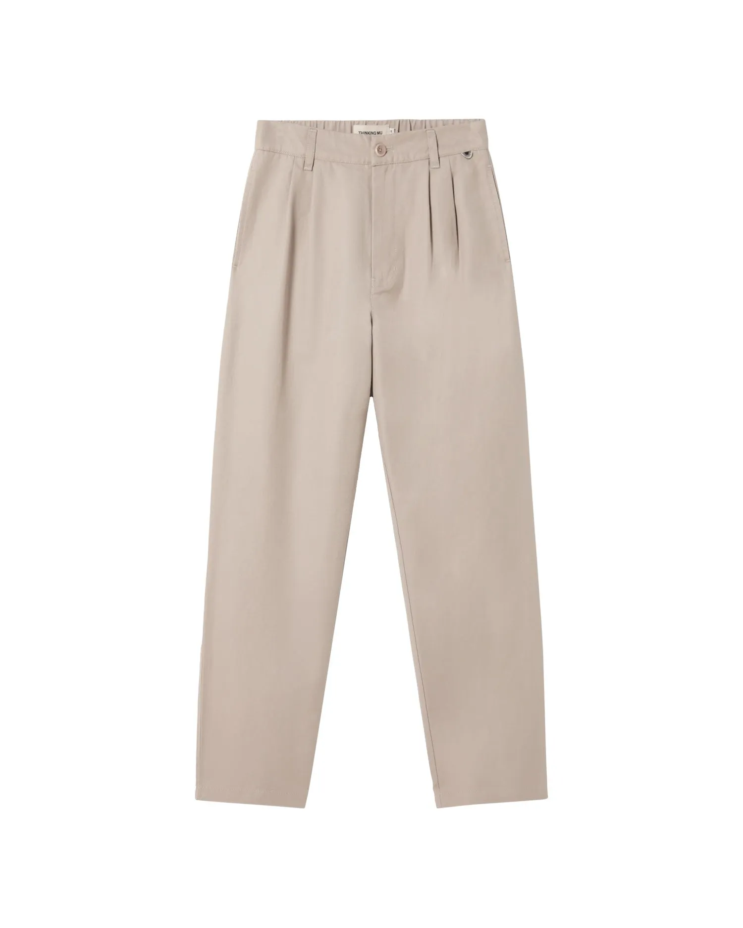 Pantalón carrot beige hemp Rina sold by Thinking Mu product image thumbnail 5