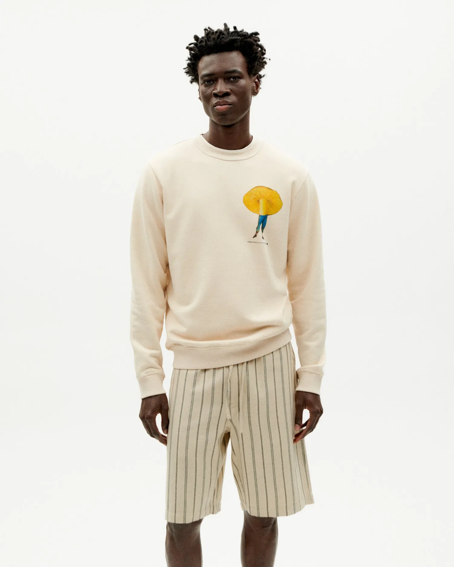 Bermuda gris rayas Pande sold by Thinking Mu product image thumbnail 5