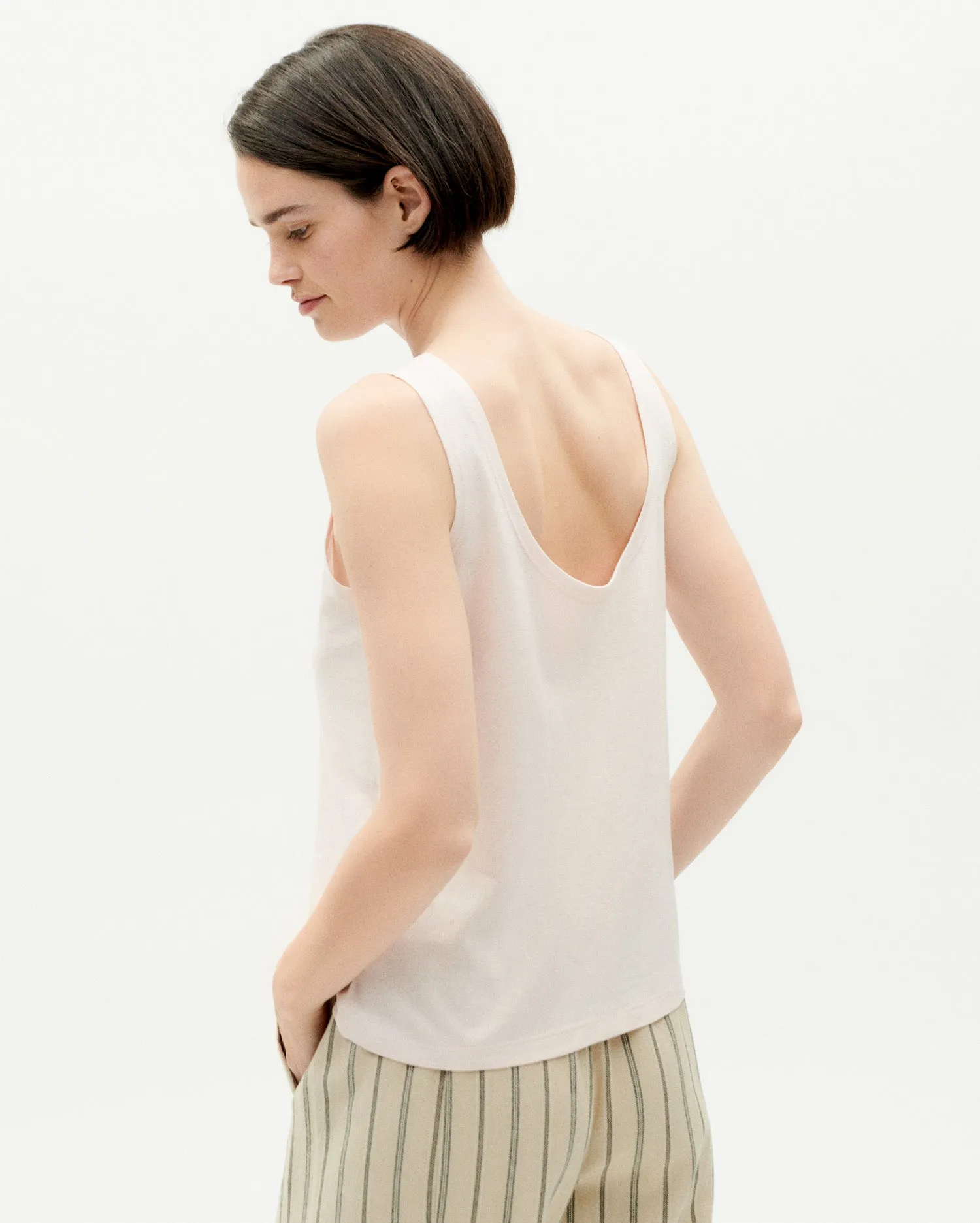 Tank top rosa claro hemp sold by Thinking Mu product image thumbnail 5