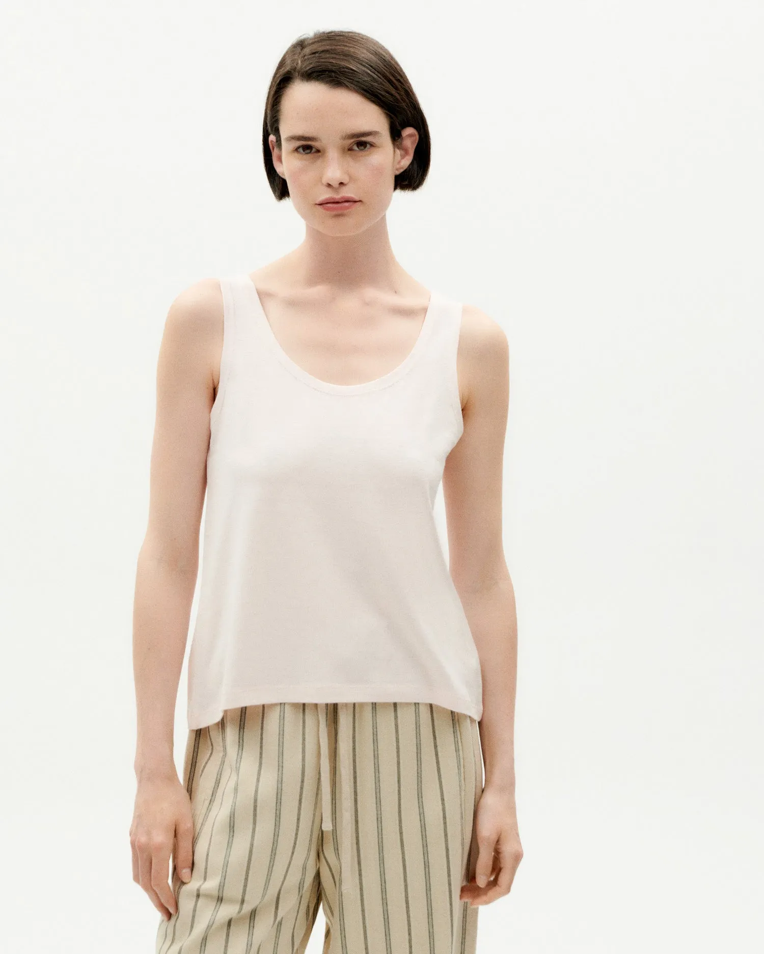 Tank top rosa claro hemp sold by Thinking Mu product image thumbnail 2