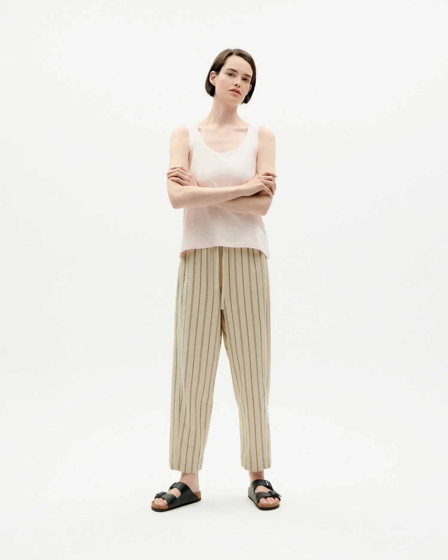 Tank top rosa claro hemp sold by Thinking Mu product image thumbnail 3