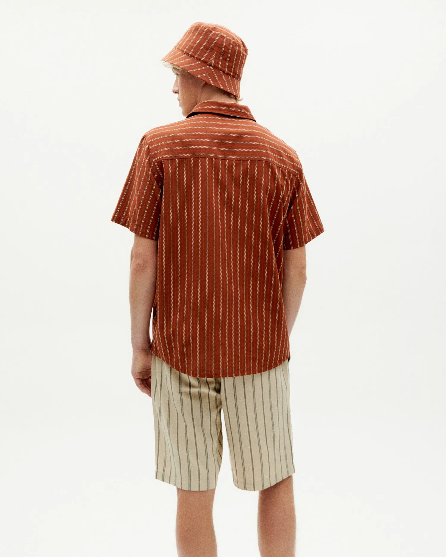 Camisa marrón rayas Tom sold by Thinking Mu product image thumbnail 5